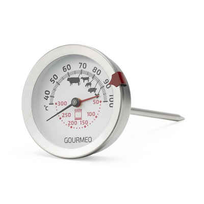 GOURMEO Backofenthermometer 2in1 Thermometer für Fleisch und Ofen, 1-tlg., 2in1 Fleisch- und Ofenthermometer