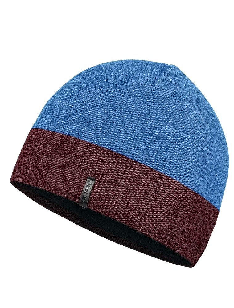 Schöffel Beanie Schattwald Knitted Hat - blau/weinrot