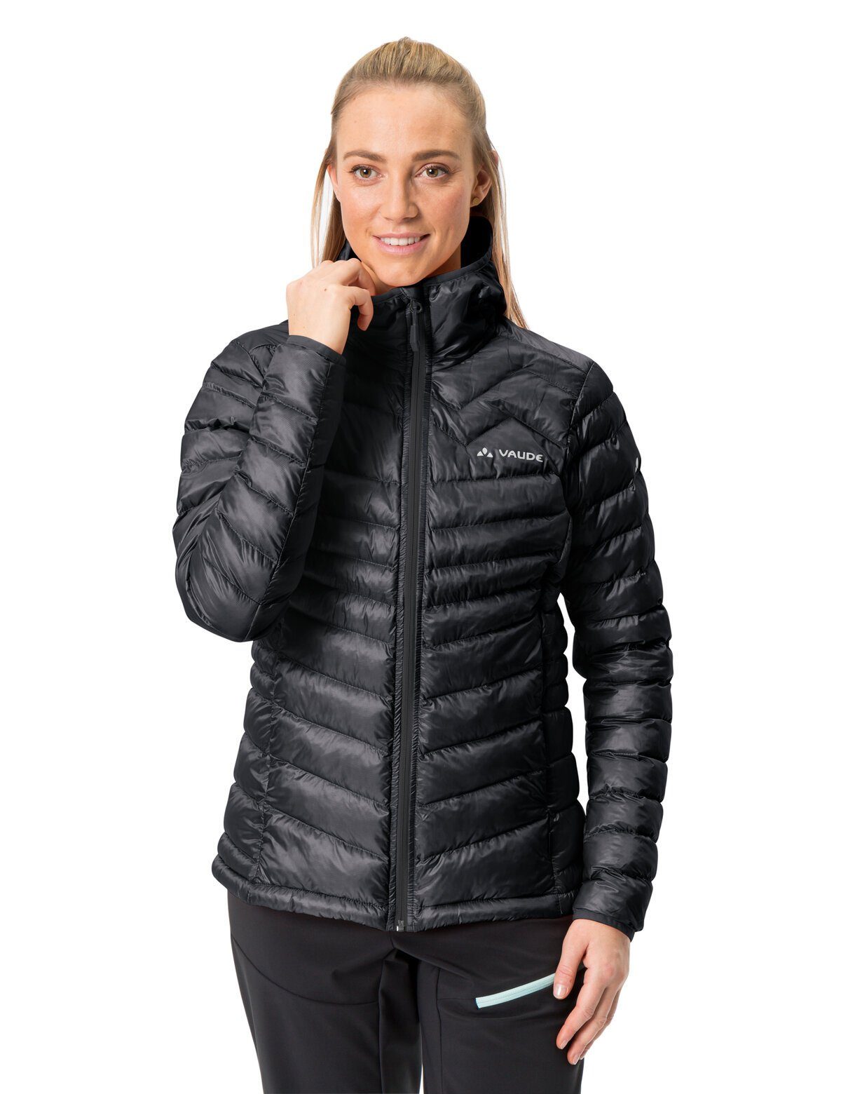 VAUDE Women's Jacket Batura Klimaneutral kompensiert Insulation Hooded (1-St) black Outdoorjacke
