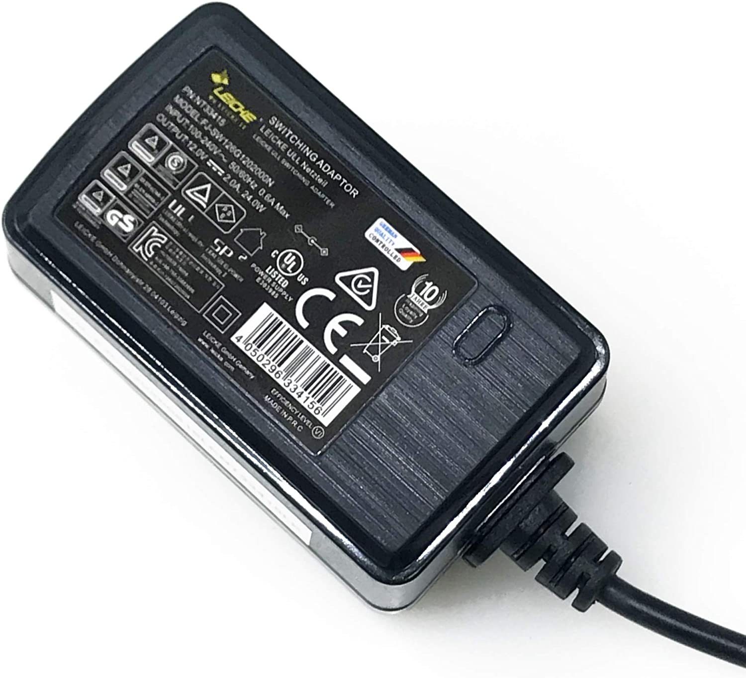 Leicke Netzteil 12V 2A Ladegerät 24W für LCD, WLAN Router,Hub,Scanner,Switch Netzteil (Kurzschluss-, Überspannungs- und Überhitzungsschutz, 9 Adapterköpfe) – Bild 3 von 5