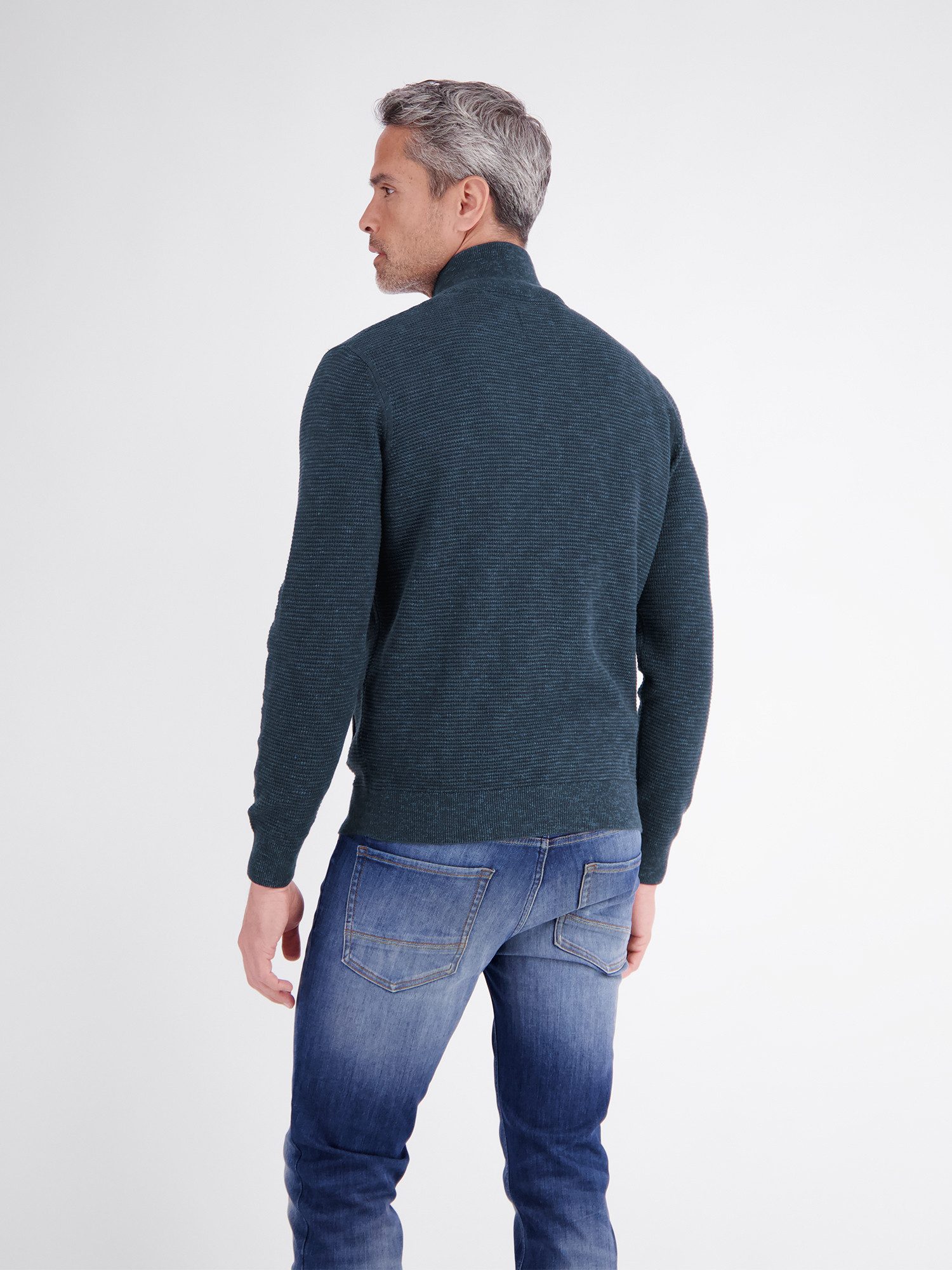 LERROS Strickjacke Sportive Strickjacke aus hochwertiger Baumwolle – Bild 2 von 5