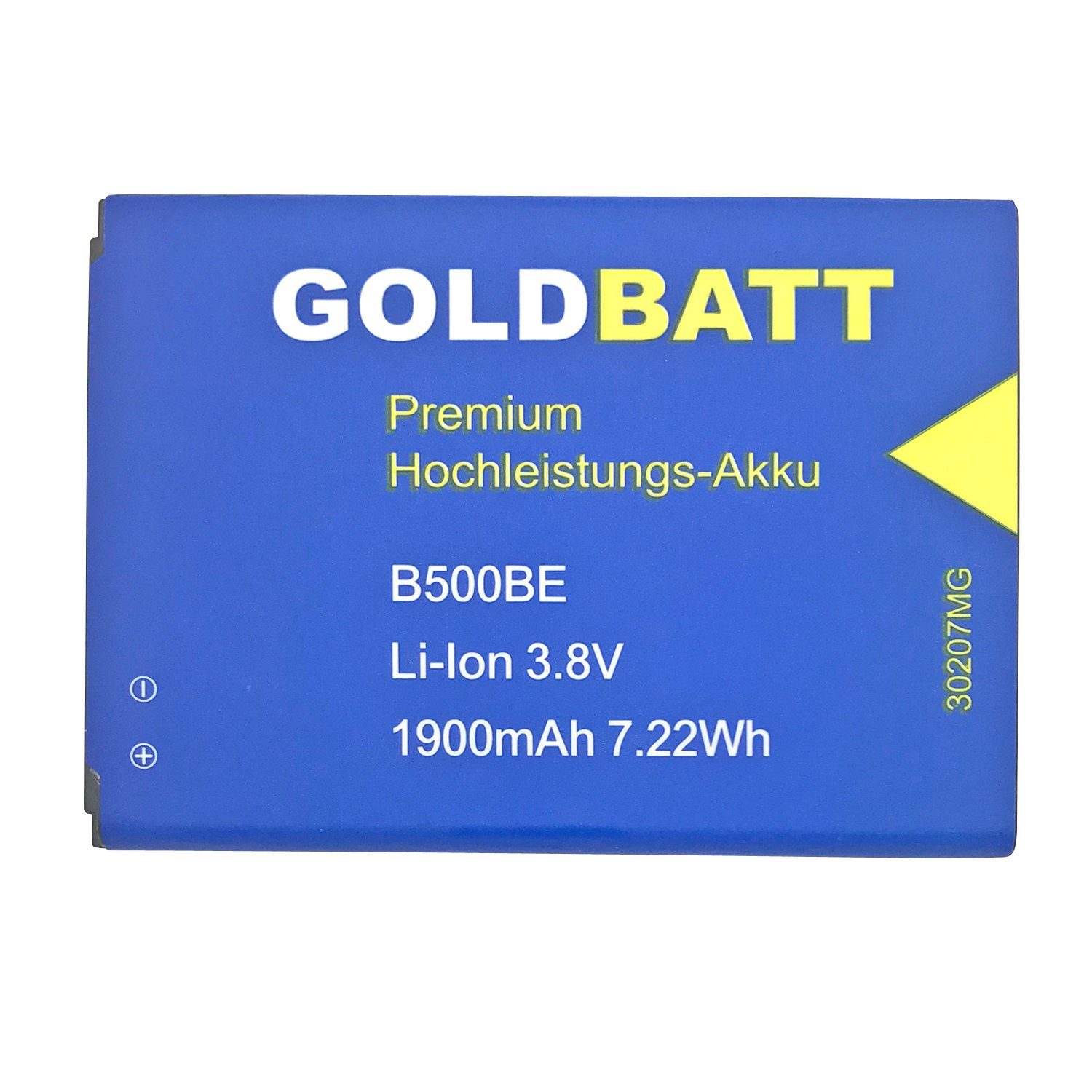 GOLDBATT Akku für Samsung Galaxy S4 mini I9190 GTi9190 GTi9192 CS-SMI257XL Duos Akku Ersatzakku Akku 1900 mAh (3,8 V, 1 St), 100% kompatibel, optimale Passgenauigkeit