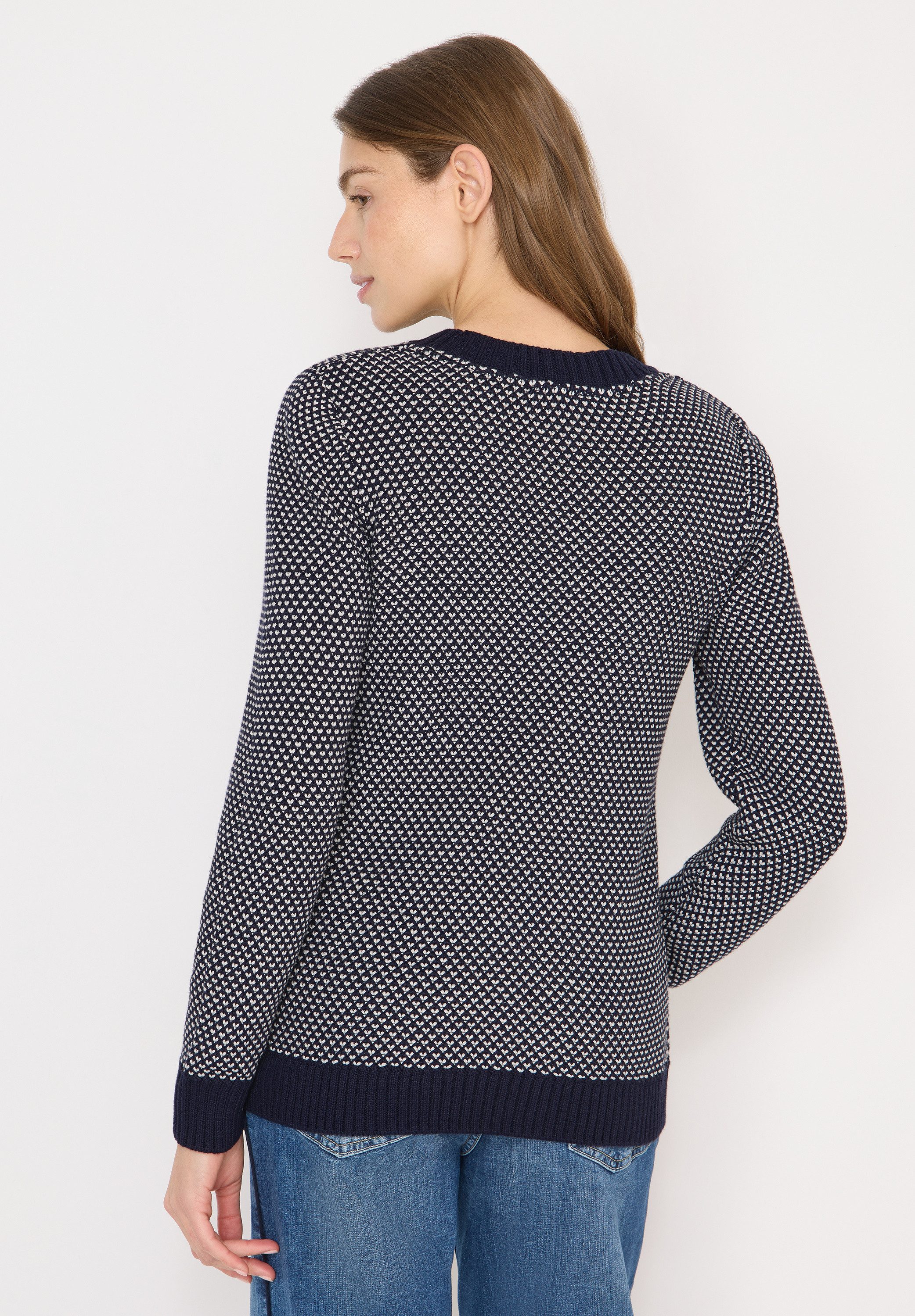 CECIL Strickpullover mit Rundhalsausschnitt günstig online kaufen