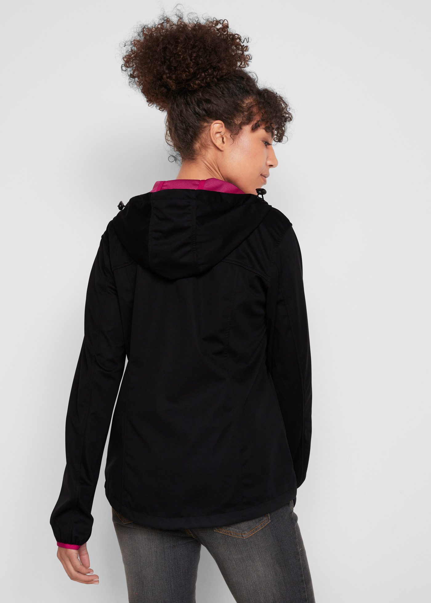 bonprix Softshelljacke leichtes Material, mit 2-Wege-Reißverschluss, mit Da günstig online kaufen