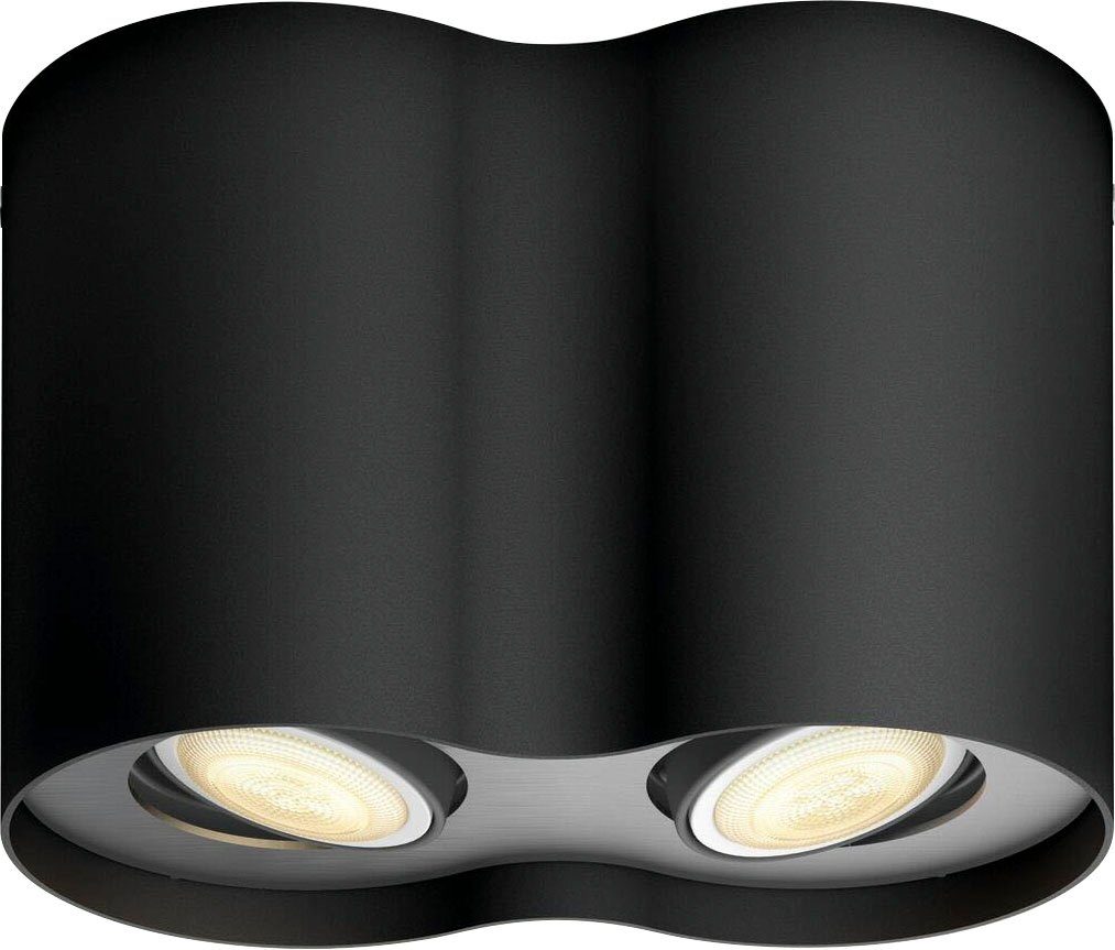 Inklusive Flutlichtstrahler Dimmschalter Pillar, wechselbar, Philips Hue Leuchtmittel Dimmfunktion, Warmweiß, LED