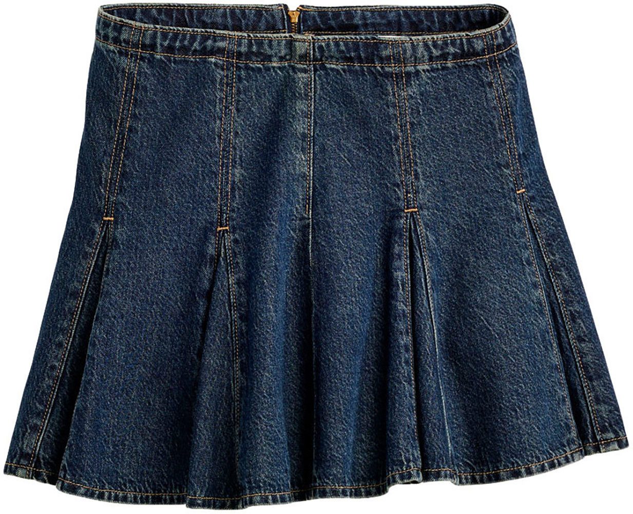 Levi's® Midirock GODET MINI SKIRT Denim-Faltenrock – Bild 5 von 5