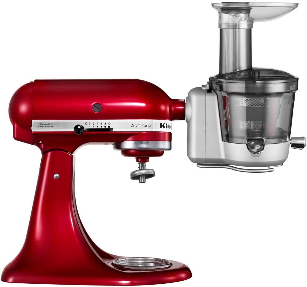 KitchenAid Entsafteraufsatz 5KSM1JA, Zubehör für Mini 3,3 Liter 5KSM3311X, Classic 4,3 Liter 5K45SS, Ultra Power 4,3 Liter KSM90, Artisan 4,8 Liter: KSM125, KSM150, 5KSM156, KSM175PS, 5KSM185PS, Artisan 6,9 Liter, 5KSM7580X, Heavy Duty 4,8 Liter 5KPM5, Heavy Duty 6,9 Liter 5KSM7591X (nicht für 5KSM7990X)
