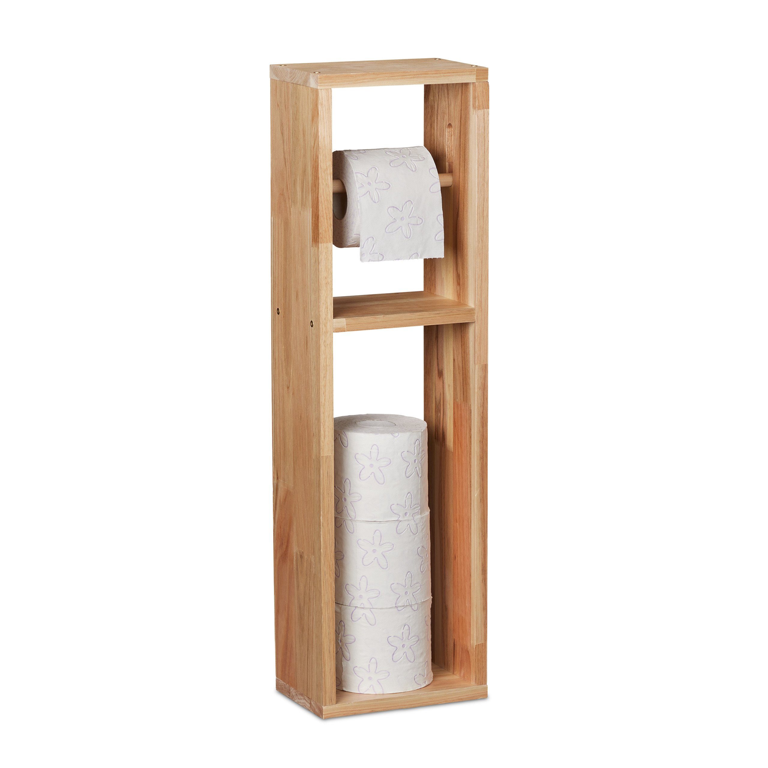 relaxdays Toilettenpapierhalter Toilettenpapierhalter günstig online kaufen