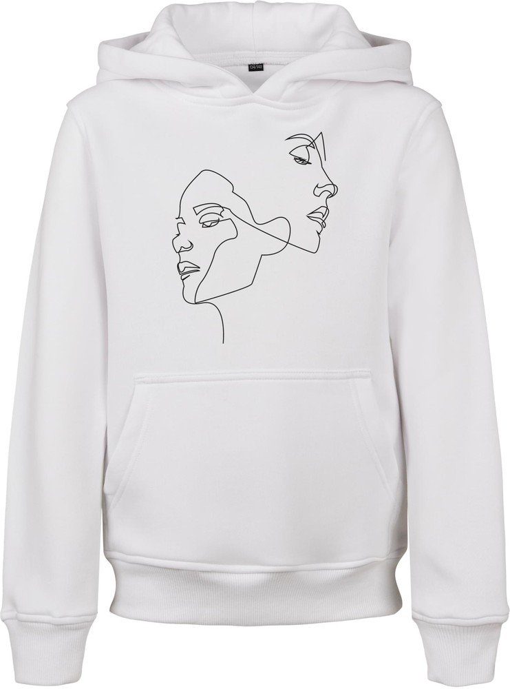 Kapuzensweatshirt MisterTee Damen Kids One Line Fit Hoody