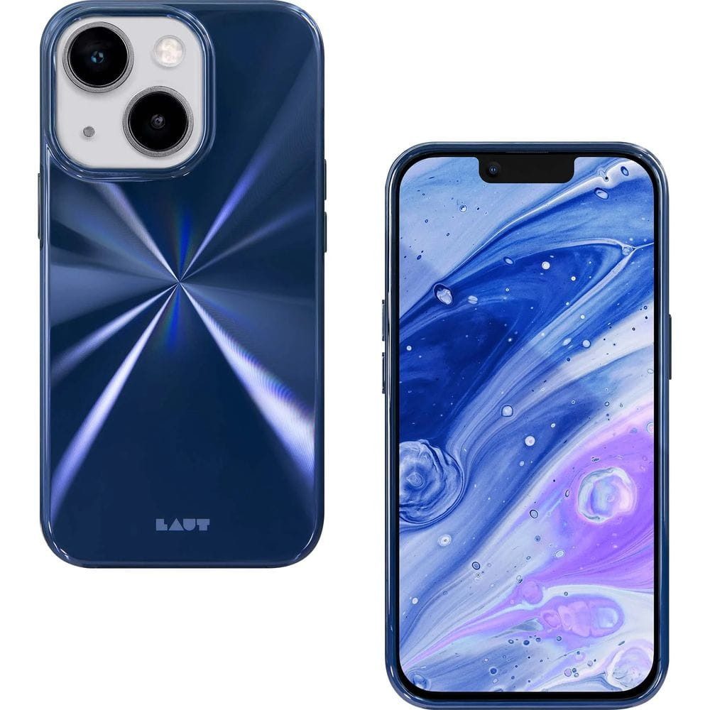 LAUT Handyhülle LAUT HUEX Reflect Cover Navy Blue, iPhone 14 Handyhülle. Apple iPhone 14