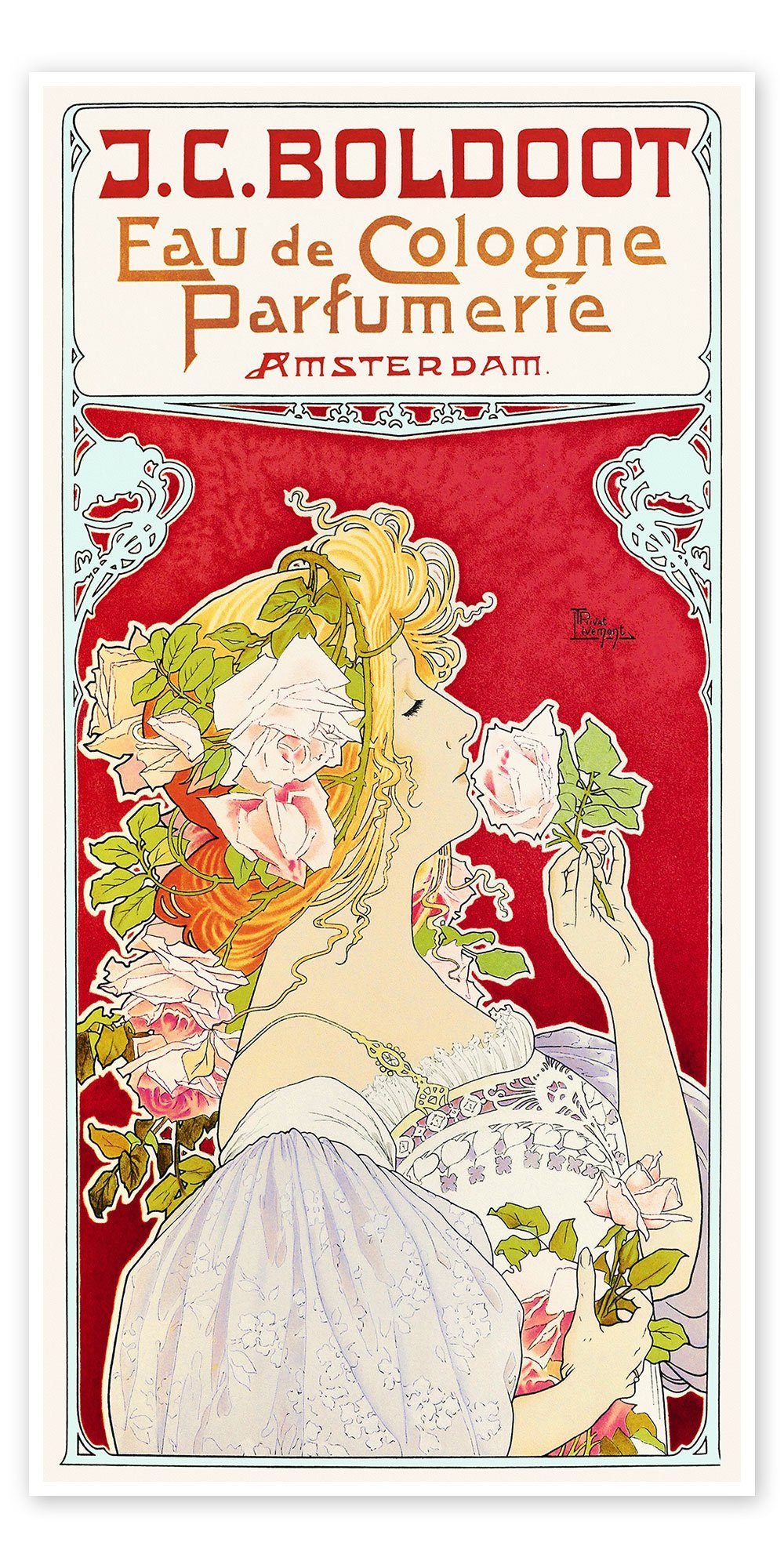 Posterlounge Poster Henri Privat-Livemont, Eau de Cologne Parfüm (französisch), Malerei