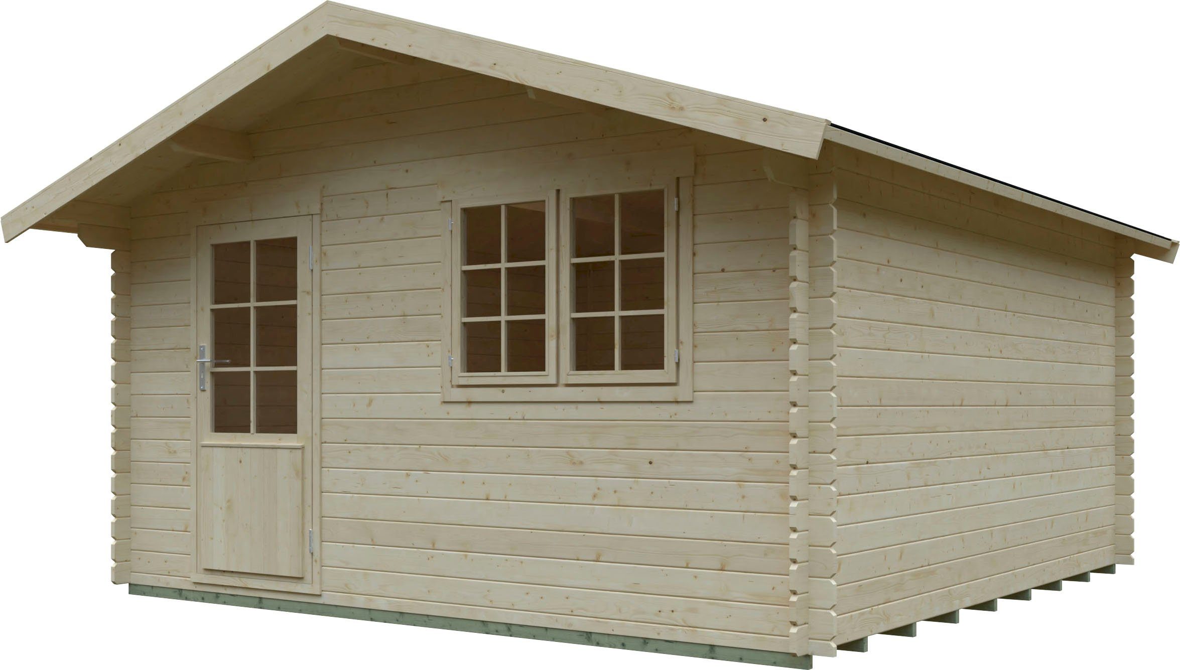 Gartenhaus cm, aus Fichtenholz Dieselsberg, Kiehn-Holz naturbelassenem 455x453 BxT: