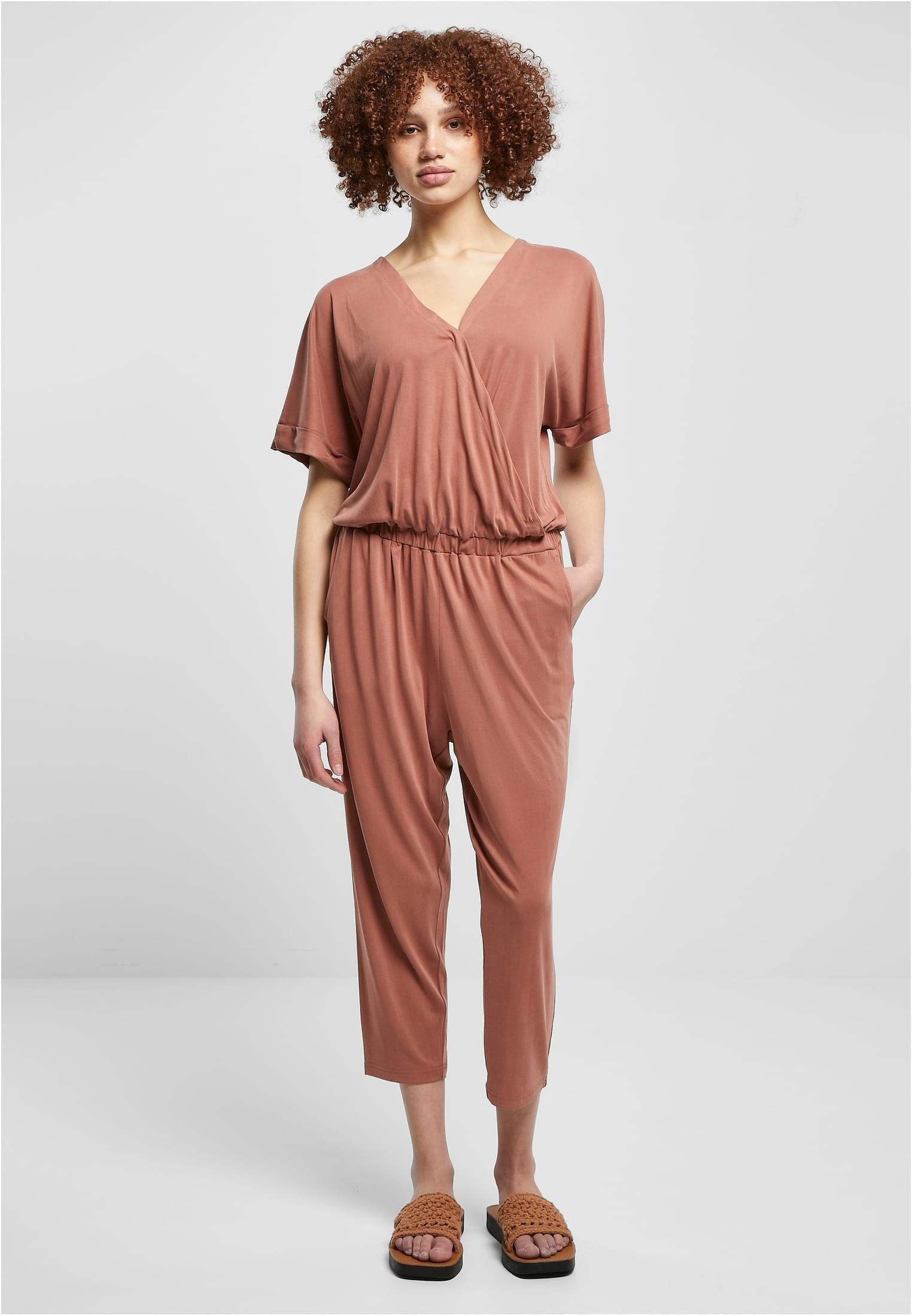 URBAN CLASSICS Jumpsuit Ladies Modal Jumpsuit XS bis 5XL