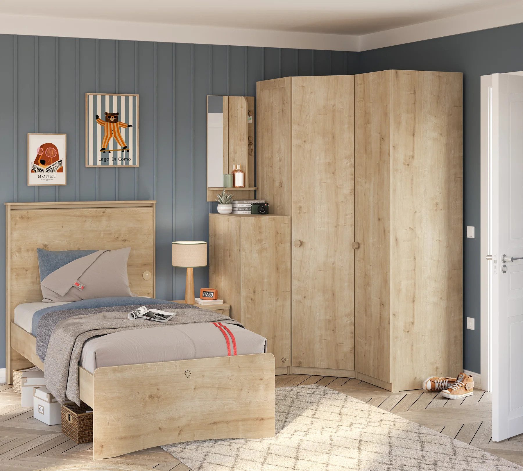 Möbel-Zeit Eckschrank MOCHA