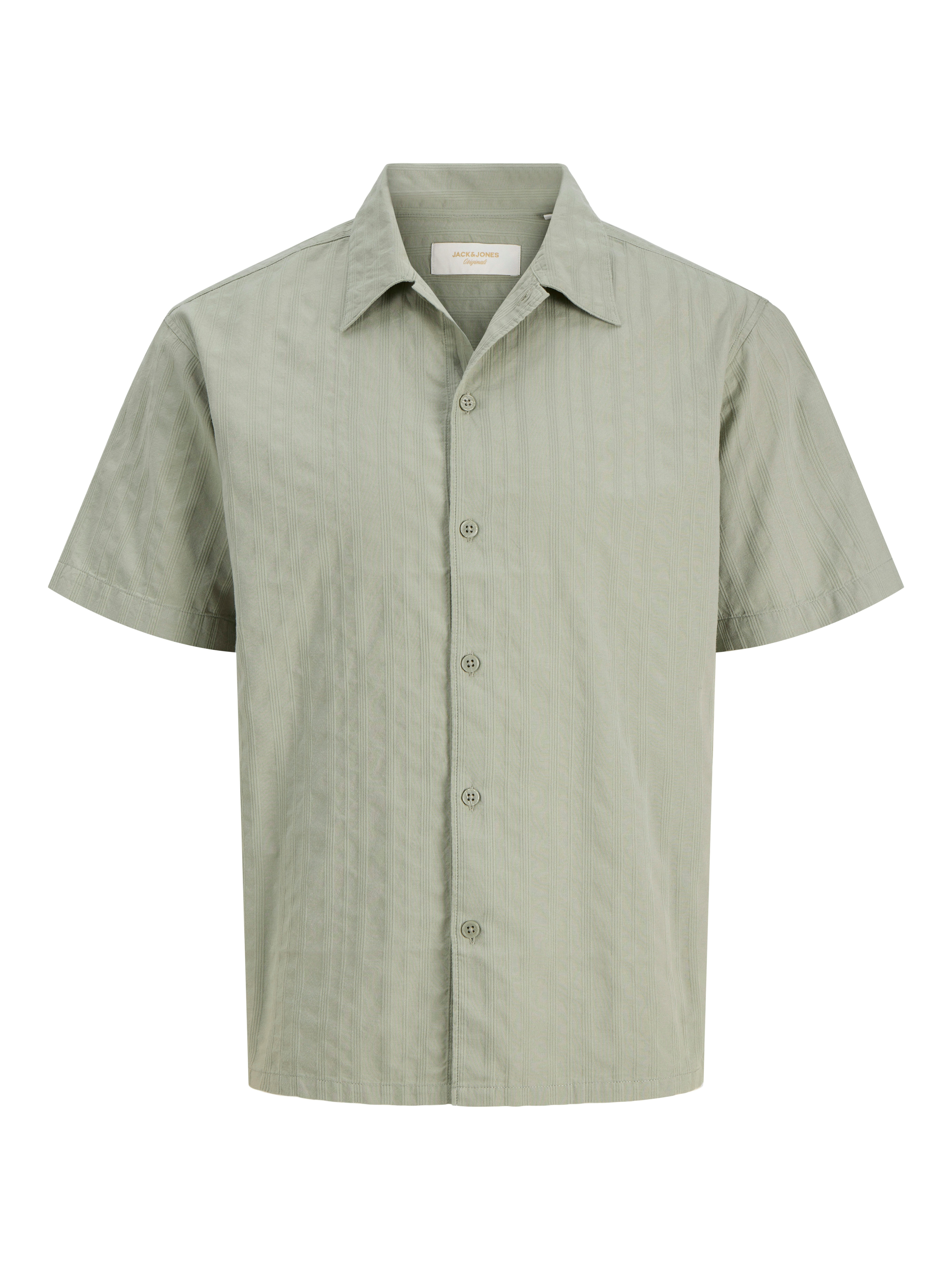 Jack & Jones PlusSize Kurzarmhemd JORRIVIERA TEXTURE SHIRT SS PLS mit Knopfleiste – Bild 4 von 5