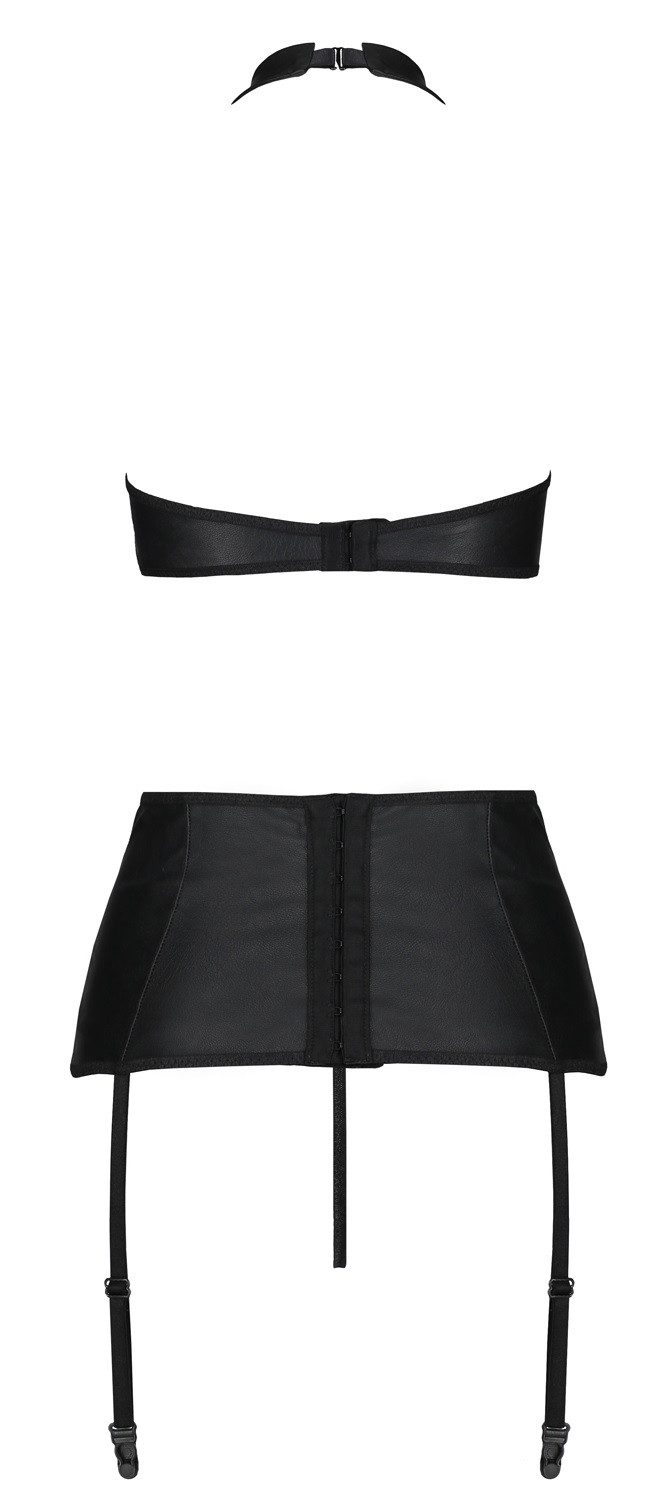 Passion Set: Bustier Dessous-Set: Top, Strapsgürtel & String