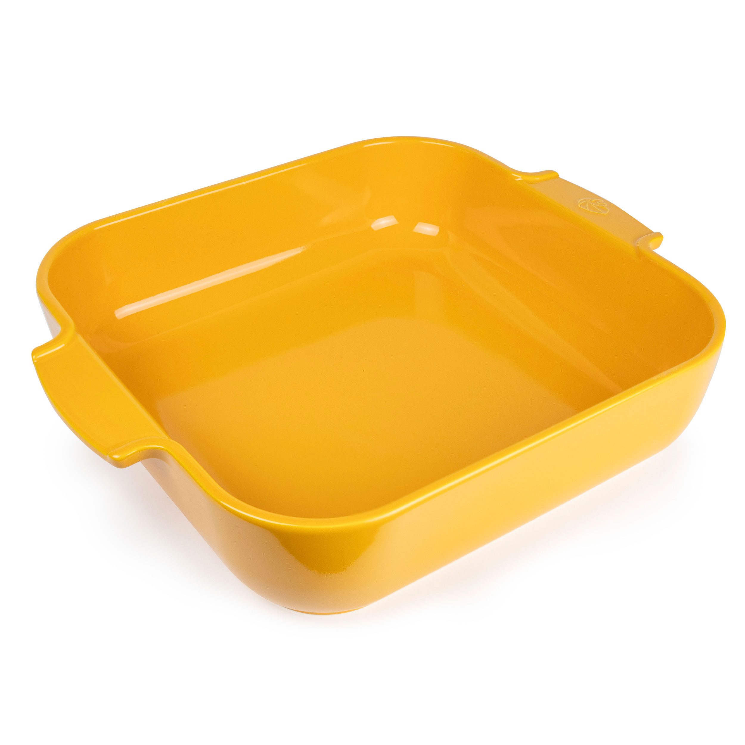 PEUGEOT Auflaufform APPOLIA Keramik 36cm Groß Quadratisch Safrangelb, Keramik, Keramik
