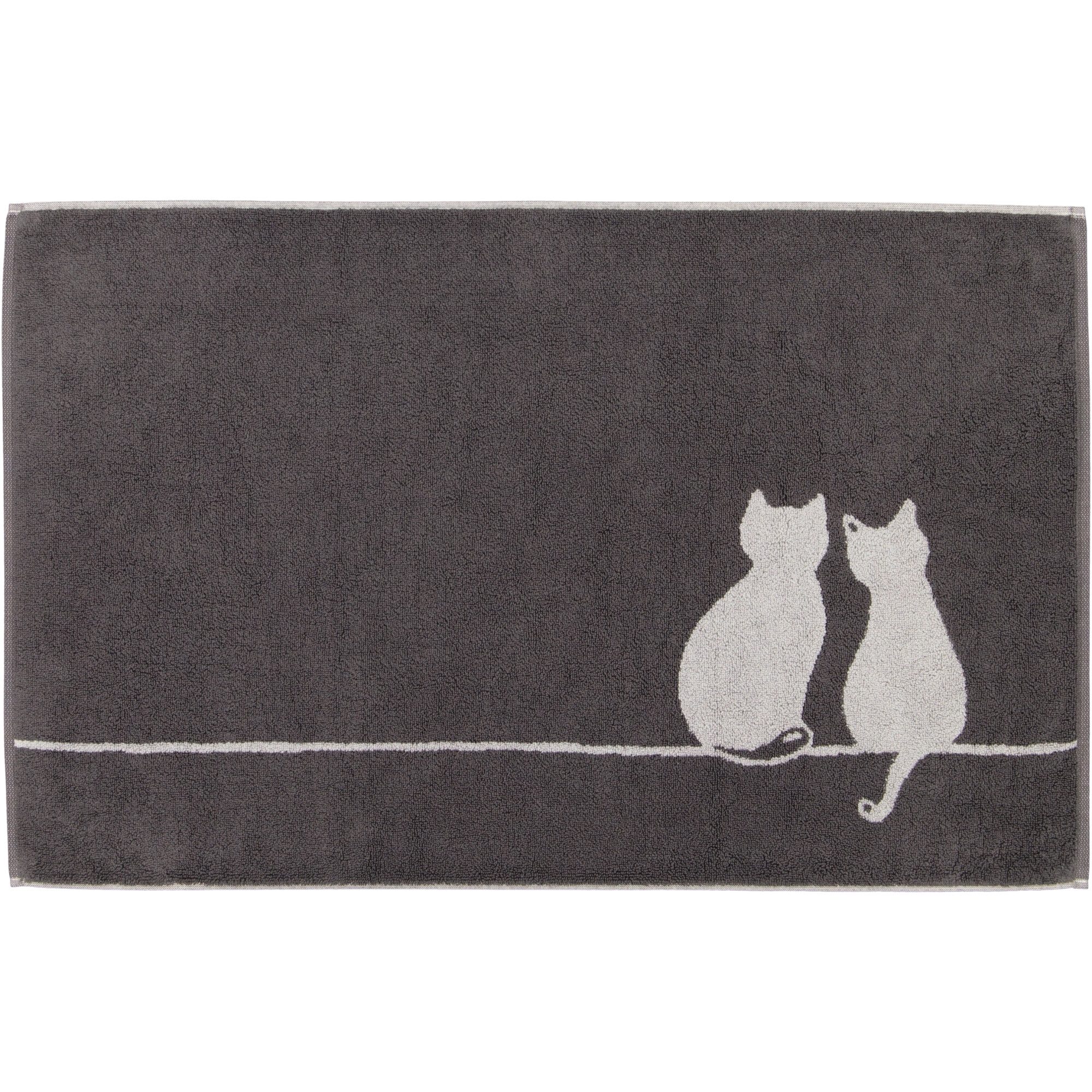 Cawö Duschmatte CUTE CATS You & Me 6263, 100% Baumwolle