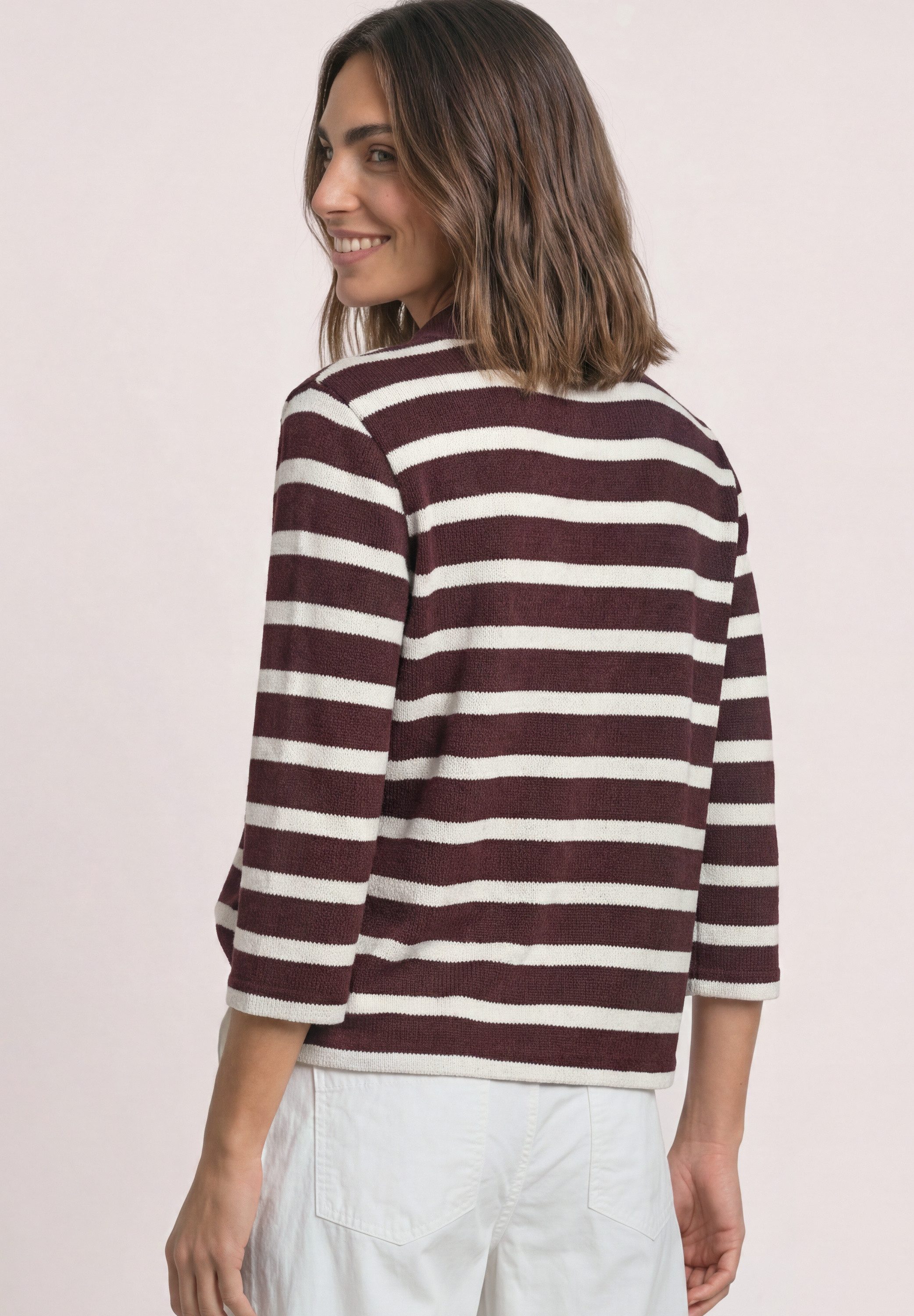 STREET ONE Poloshirt im Streifendesign