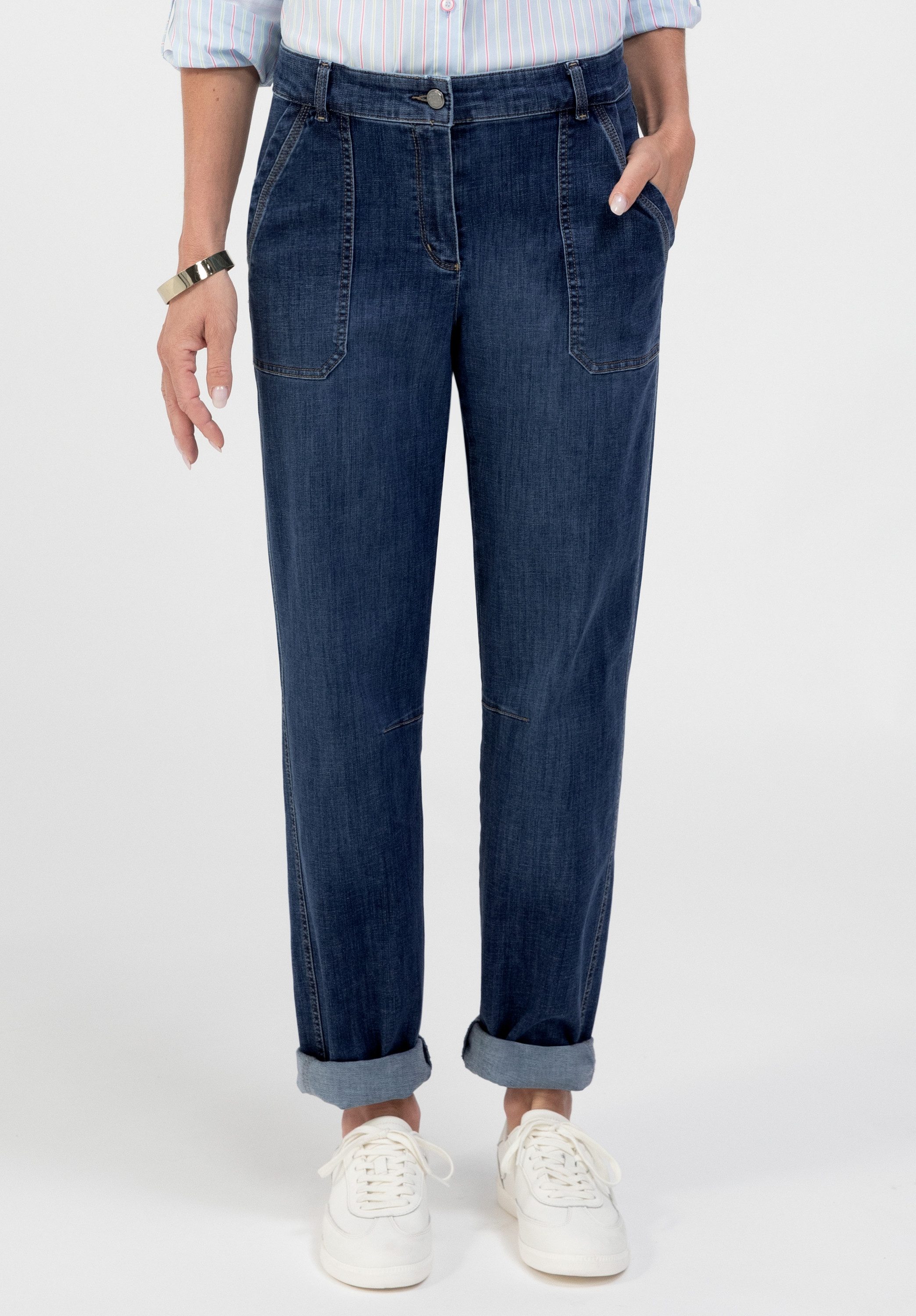 bianca Stretch-Jeans MELBOURNE in cleaner Wasch-Optik