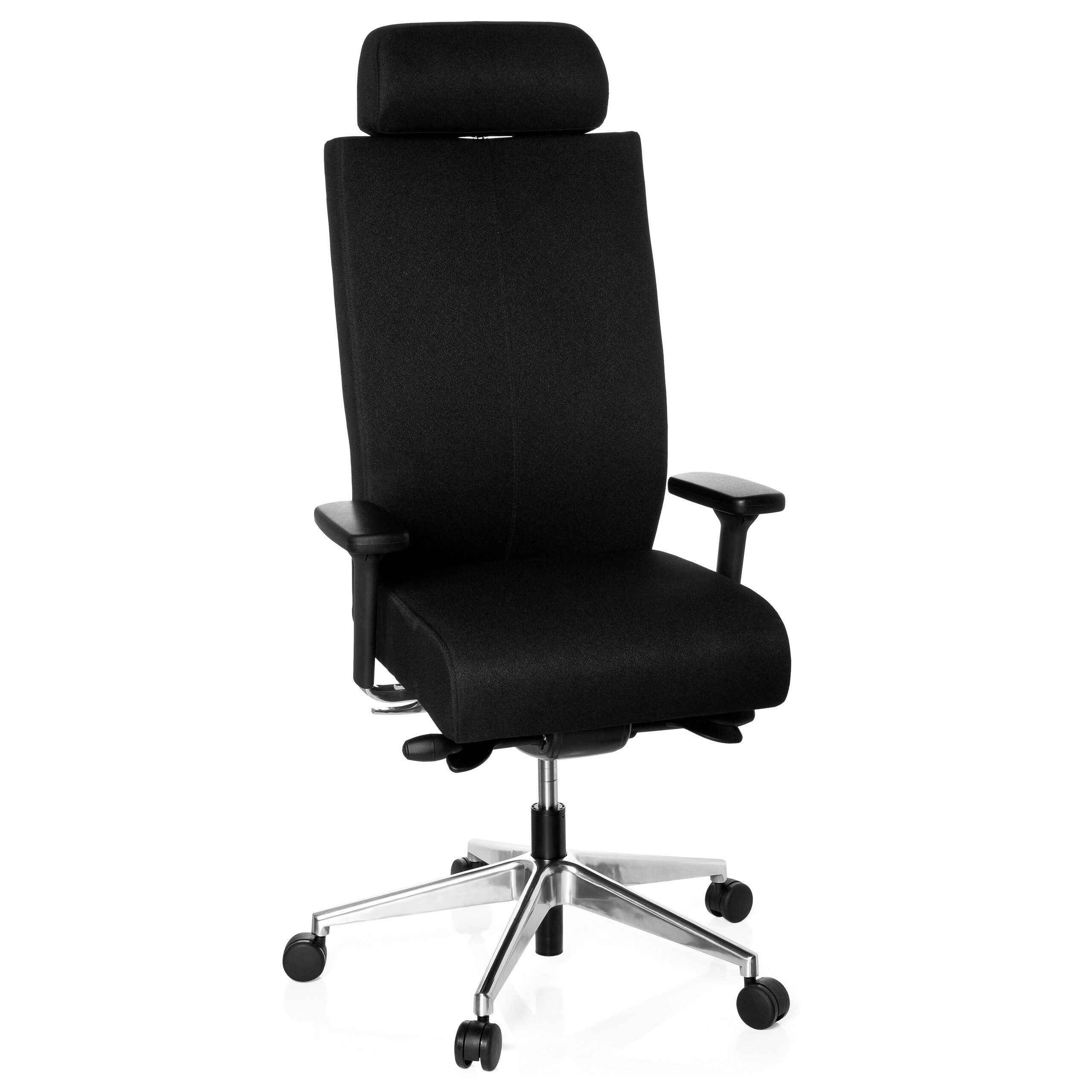 hjh OFFICE Drehstuhl Profi Bürostuhl Pro-Tec Xxl Stoff (1 St), Ergonomischer Chefsessel, Schreibtischstuhl höhenverstellbar