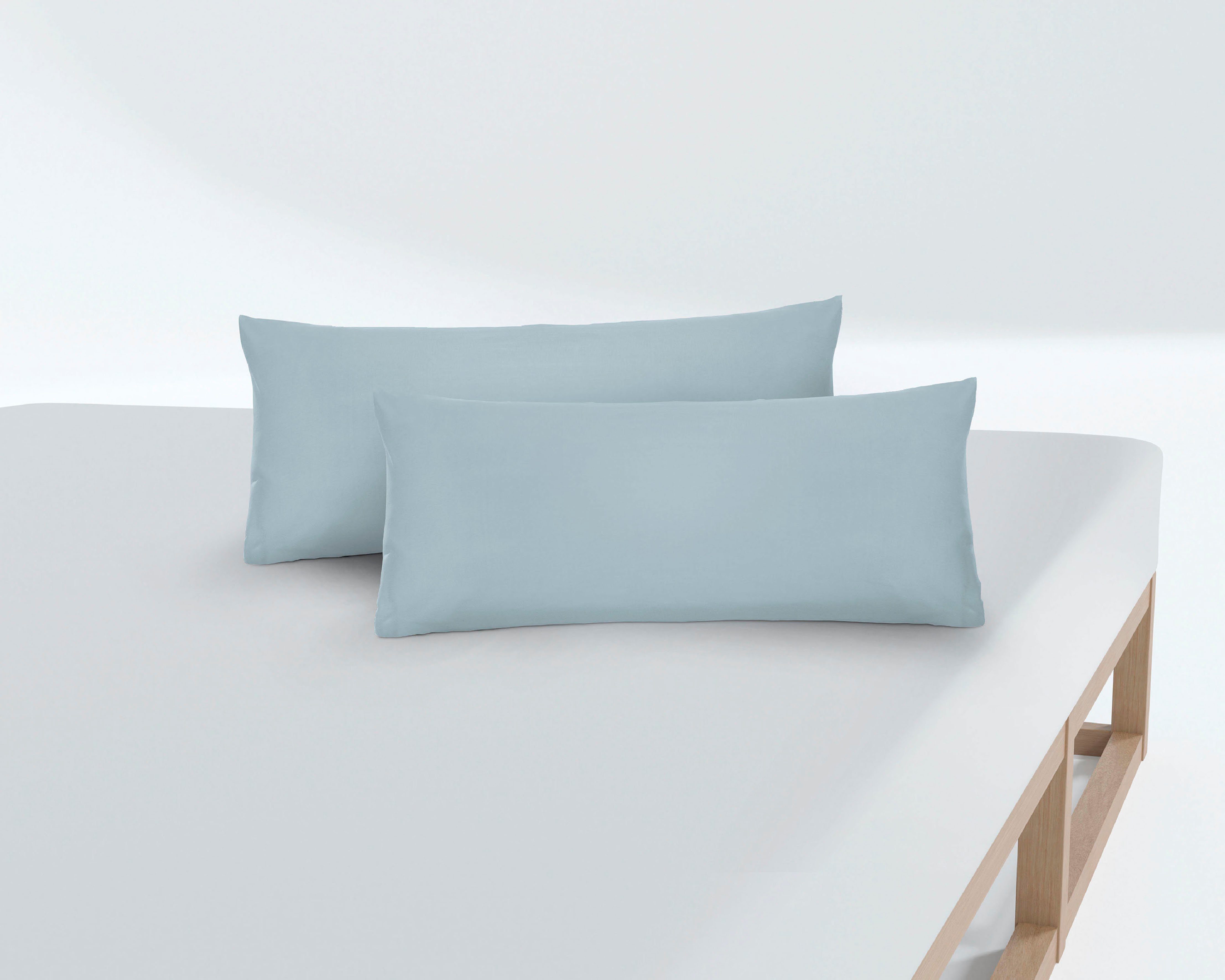 Biberna Kissenbezug Michi Feinjersey mit Reißverschluss, (2 Stück), verschi günstig online kaufen