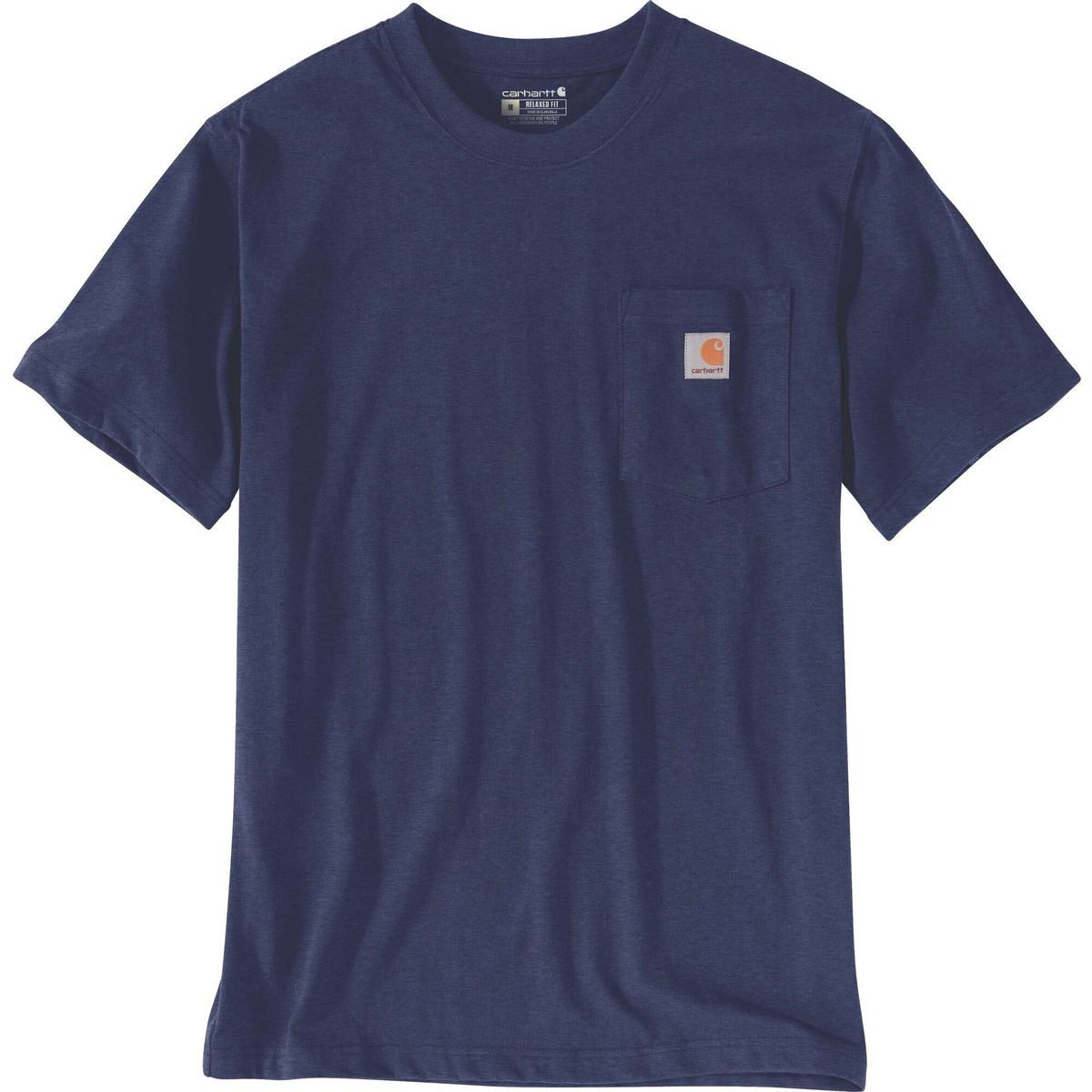 Carhartt Kurzarmshirt Dearborn Relaxed Pocket T-shirt Komfortables und strapazierfähiges T-Shirt mit Brusttasche und