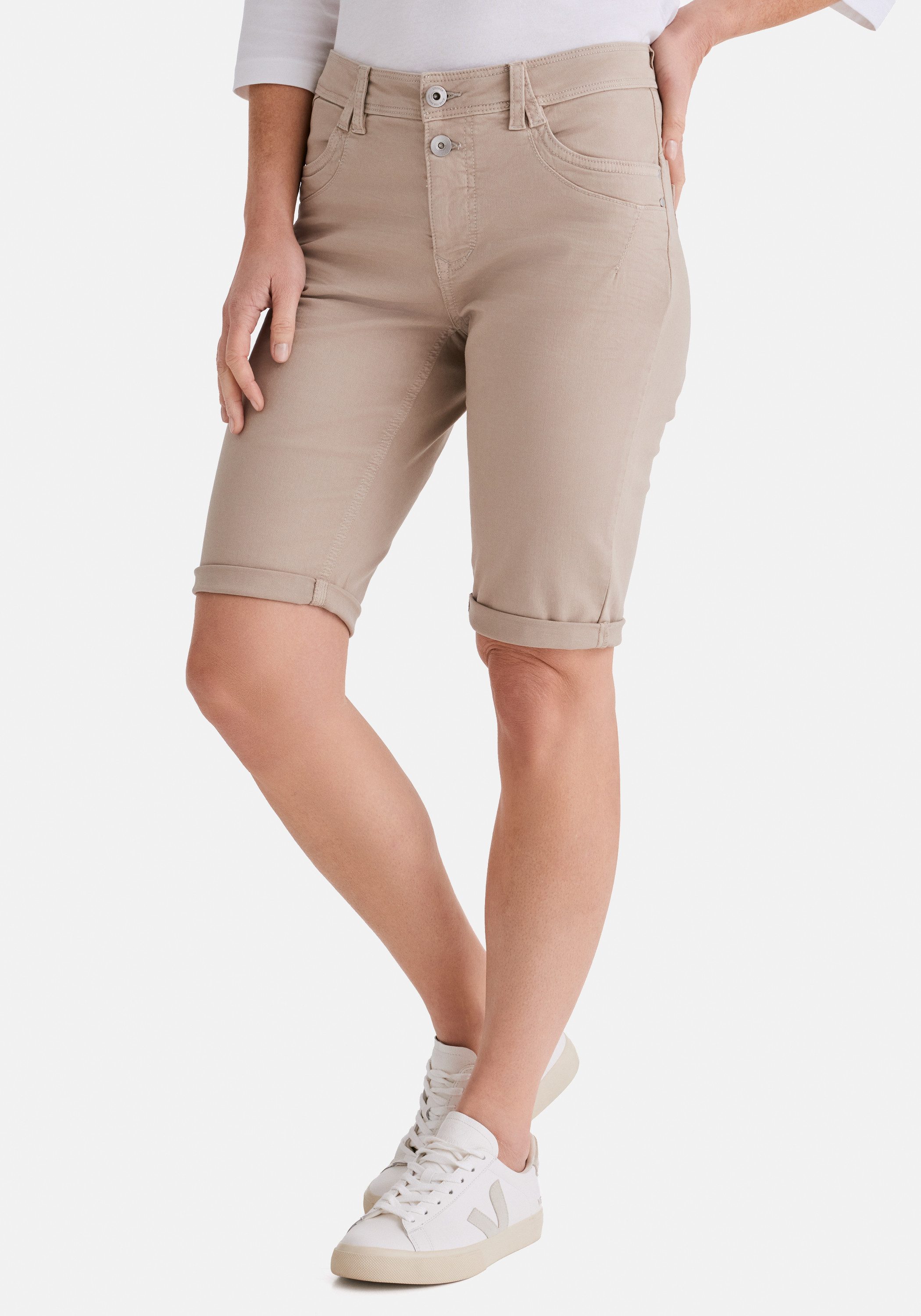 STOOKER WOMEN Bermudas KORFU Bermuda Boyfriend Fit Bermuda 5-Pocket Boyfriend Fit Power Stretch für Damen