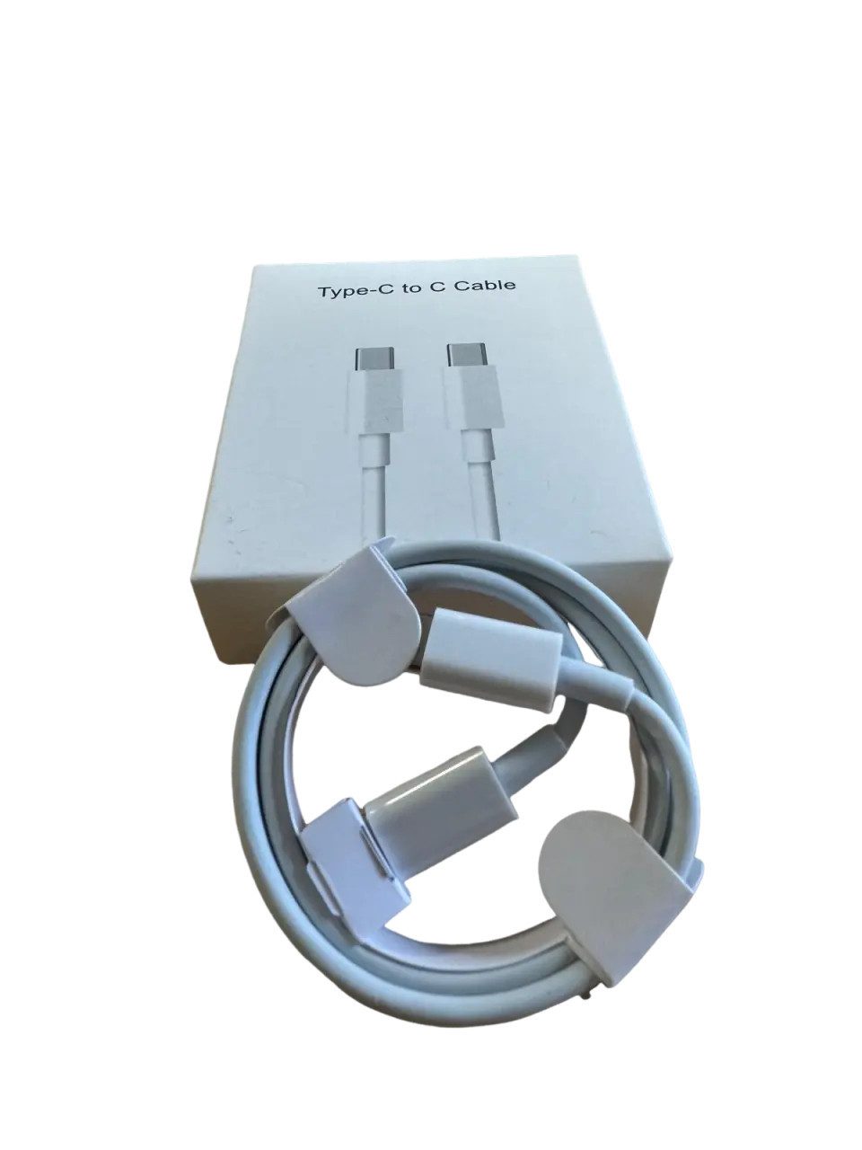 HandelEinfach USB-C zu USB-C Kabel 1m weiß USB-Kabel, USB-C, (100 cm)