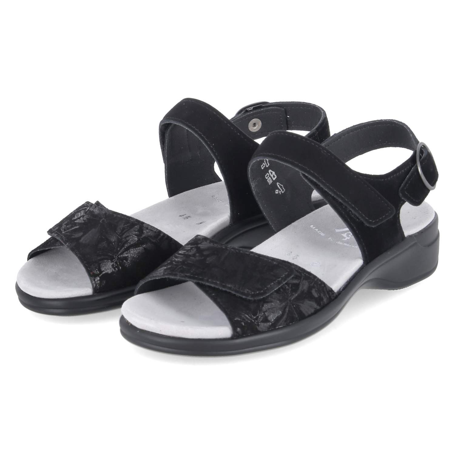 Semler H1285868/001 SP Damen Rauleder black Sandalette
