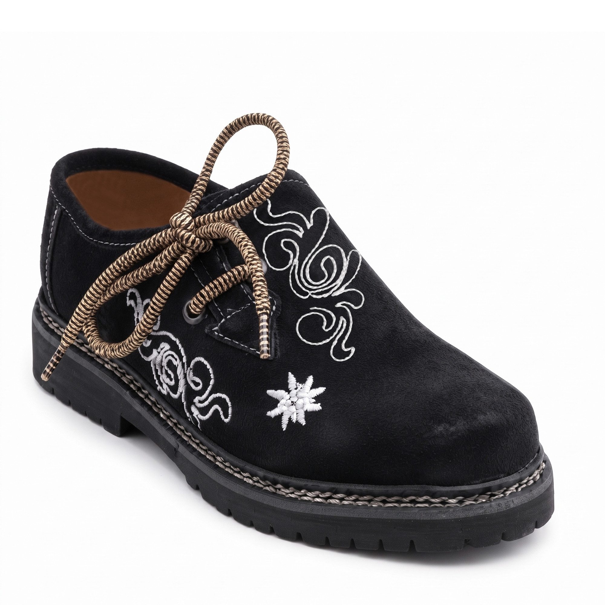 German Wear D-Haferl-1 Haferlschuh Damen Haferlschuhe Trachtenschuhe für Trachten lederhosen – Bild 2 von 2