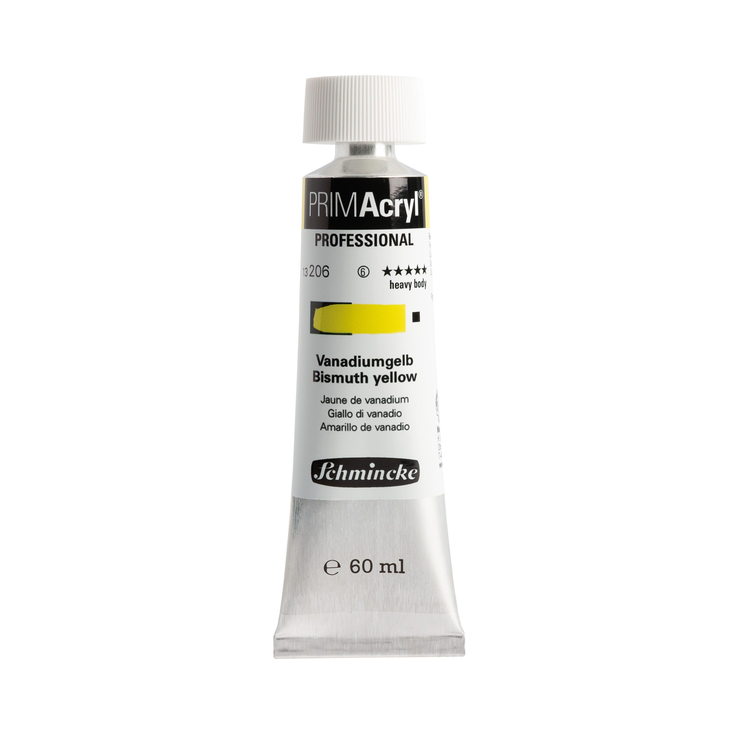 Schmincke Acrylfarbe 60ml PRIMAcryl Vanadiumgelb hell Acryl 13 206 011