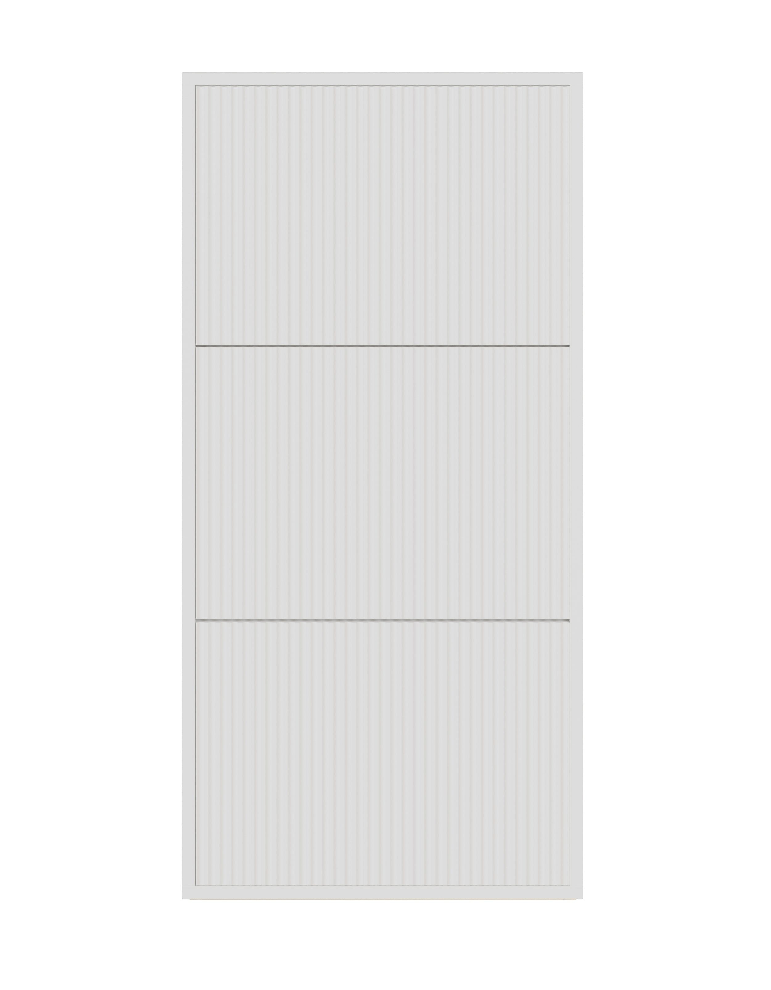 Selsey Hängeschuhschrank VELDIO Wand-Schuhkipper mit 3 Klappen, 50 cm breite – Bild 4 von 5