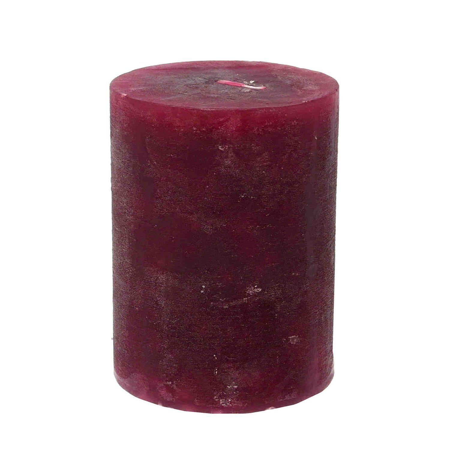B&S Stumpenkerze Stumpenkerze bordeaux 8 x günstig online kaufen