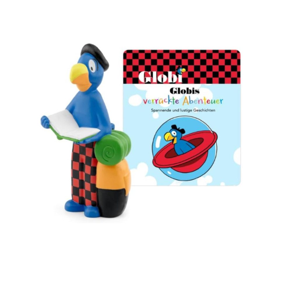 tonies Hörspielfigur Tonies Hörfigur Globi – Globis verrückte Abenteuer (schweizerdeutsch), (1 Hörfigur), Hörfigur für Toniebox