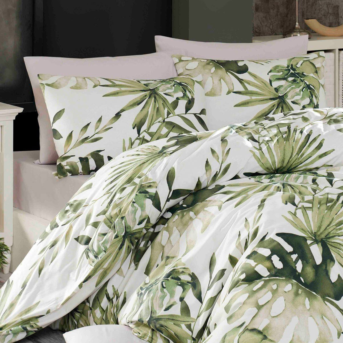 TRAUMSCHLAF Bettwäsche Botanic, Renforce, 2 teilig, anschmiegsame und hauts günstig online kaufen