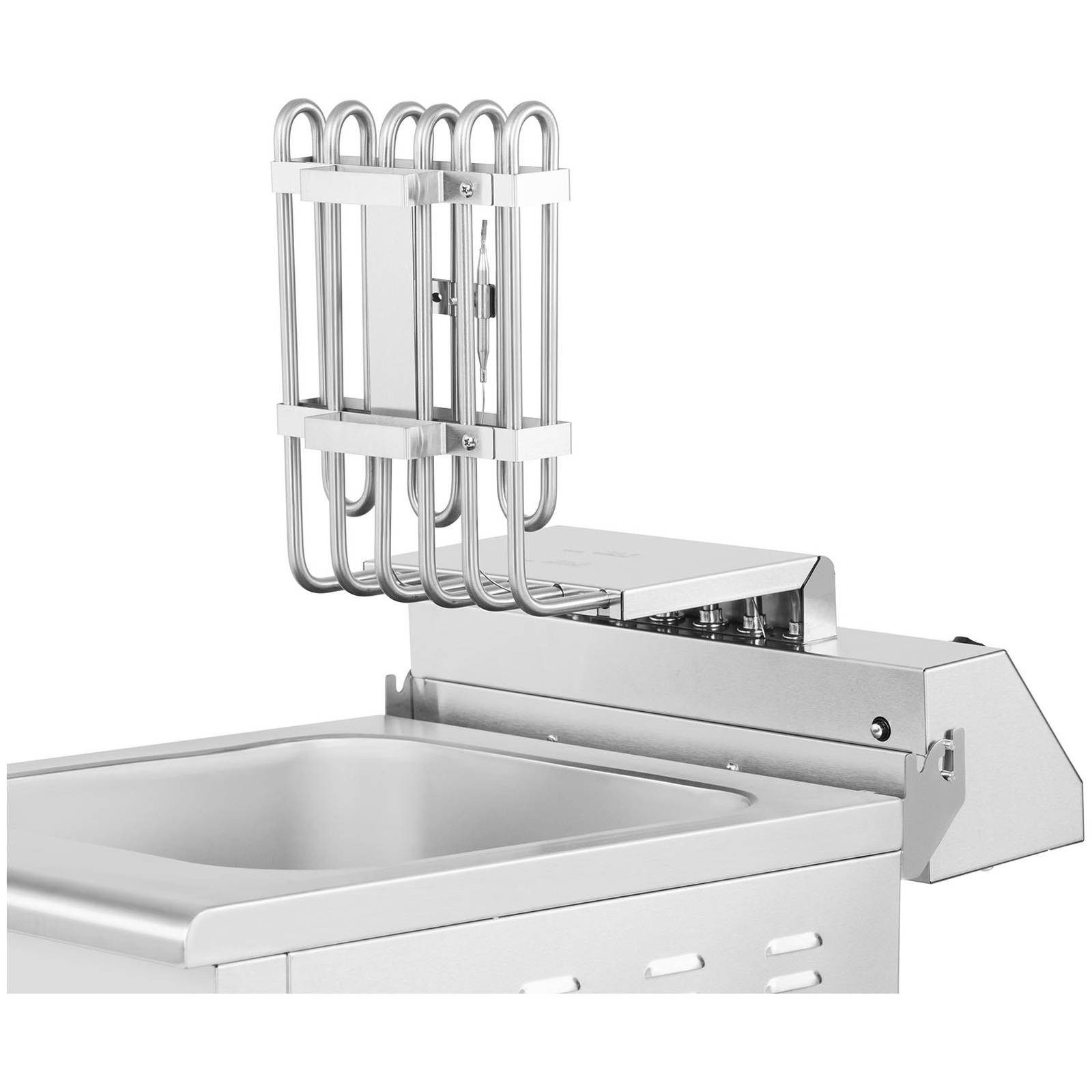 Royal Catering Fritteuse RCPKF 13DSH, 5000 W, 16 L Fritöse mit Unterschrank Ablasshahn 400V – Bild 3 von 5