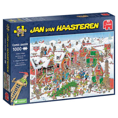 Jumbo Spiele Puzzle »Jan van Haasteren Das Dorf des Weihnachtsmanns«, 1000 Puzzleteile