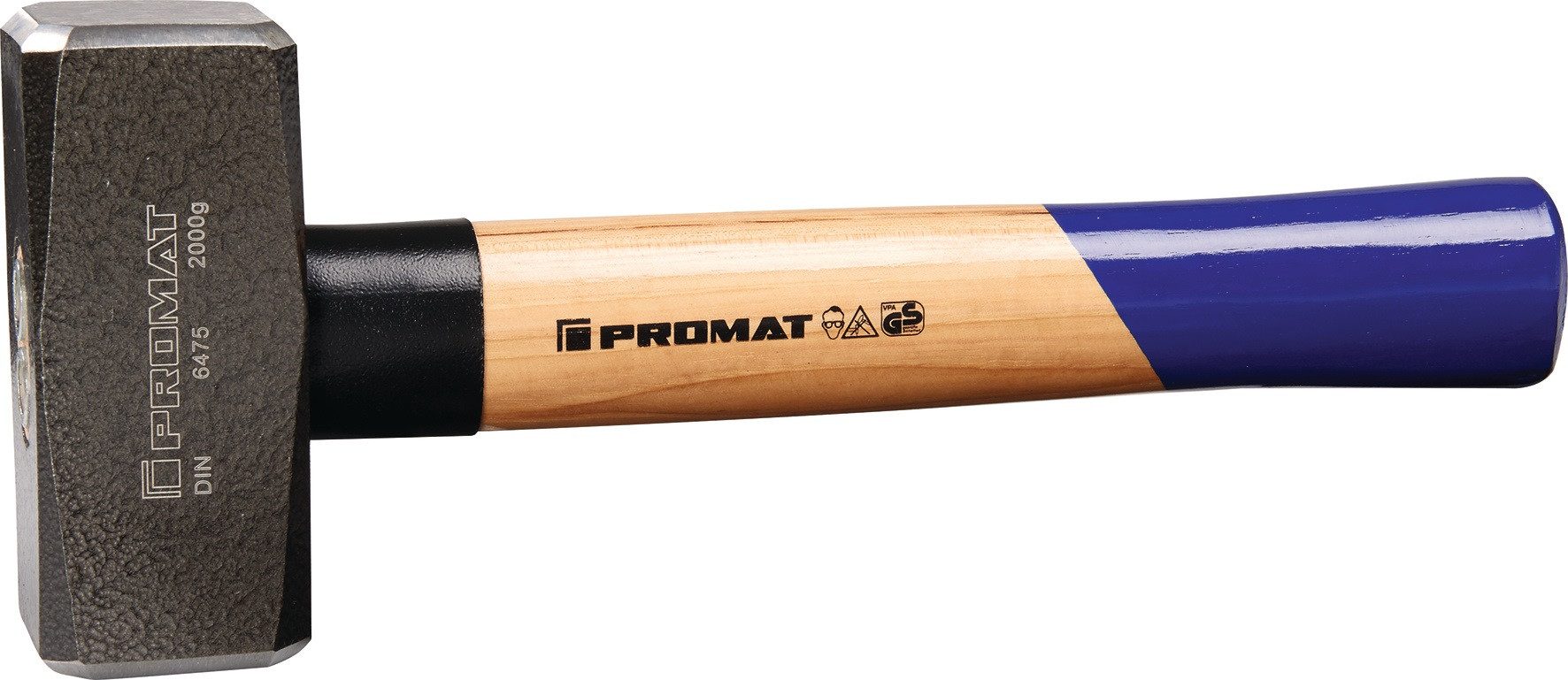 NORDWEST Handel AG Hammer Fäustel Kopf-G.1500g Hickory Stielschutzhülse TECWERK