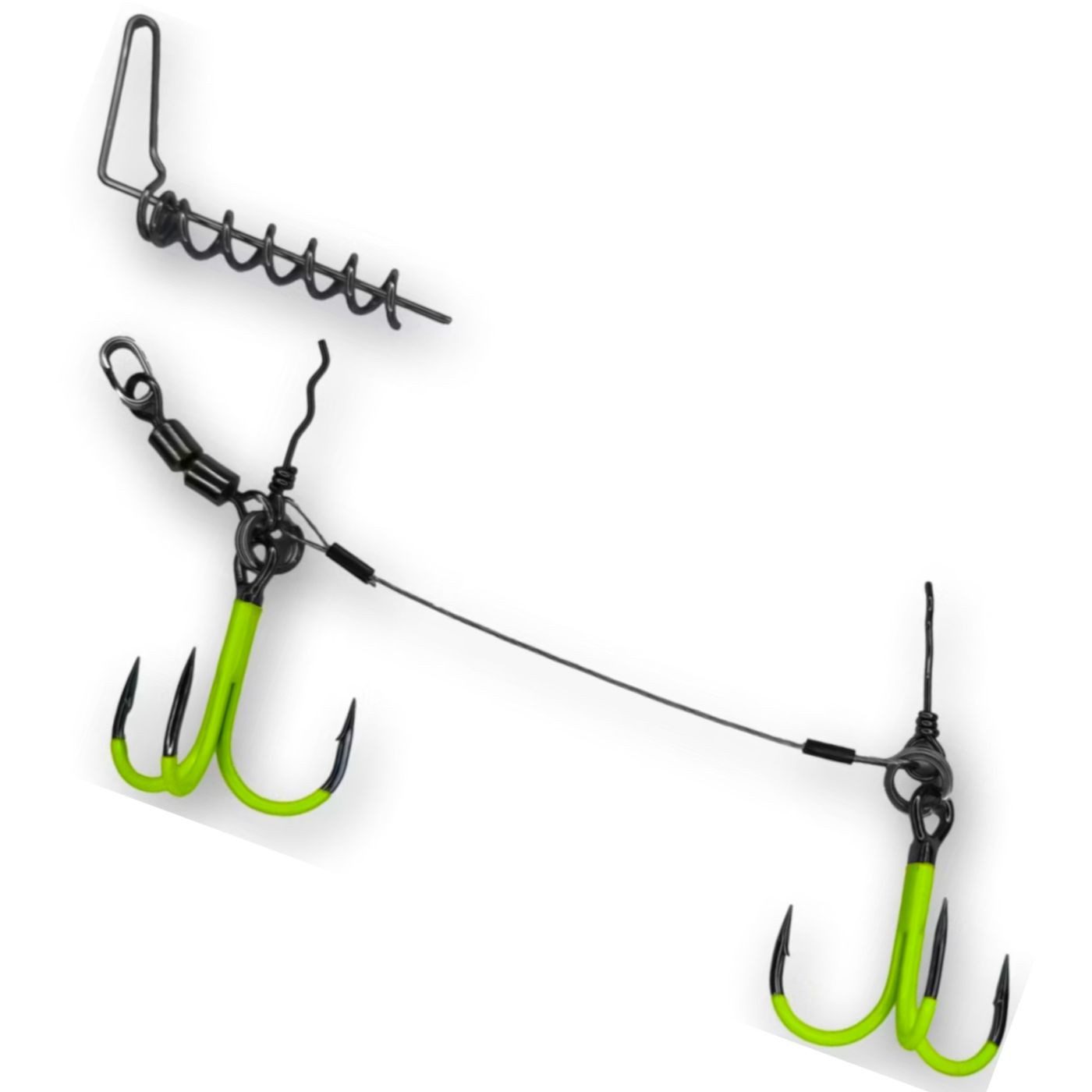 Drillingshaken Pikecraft Double Swivel Kit XL 2/0 -