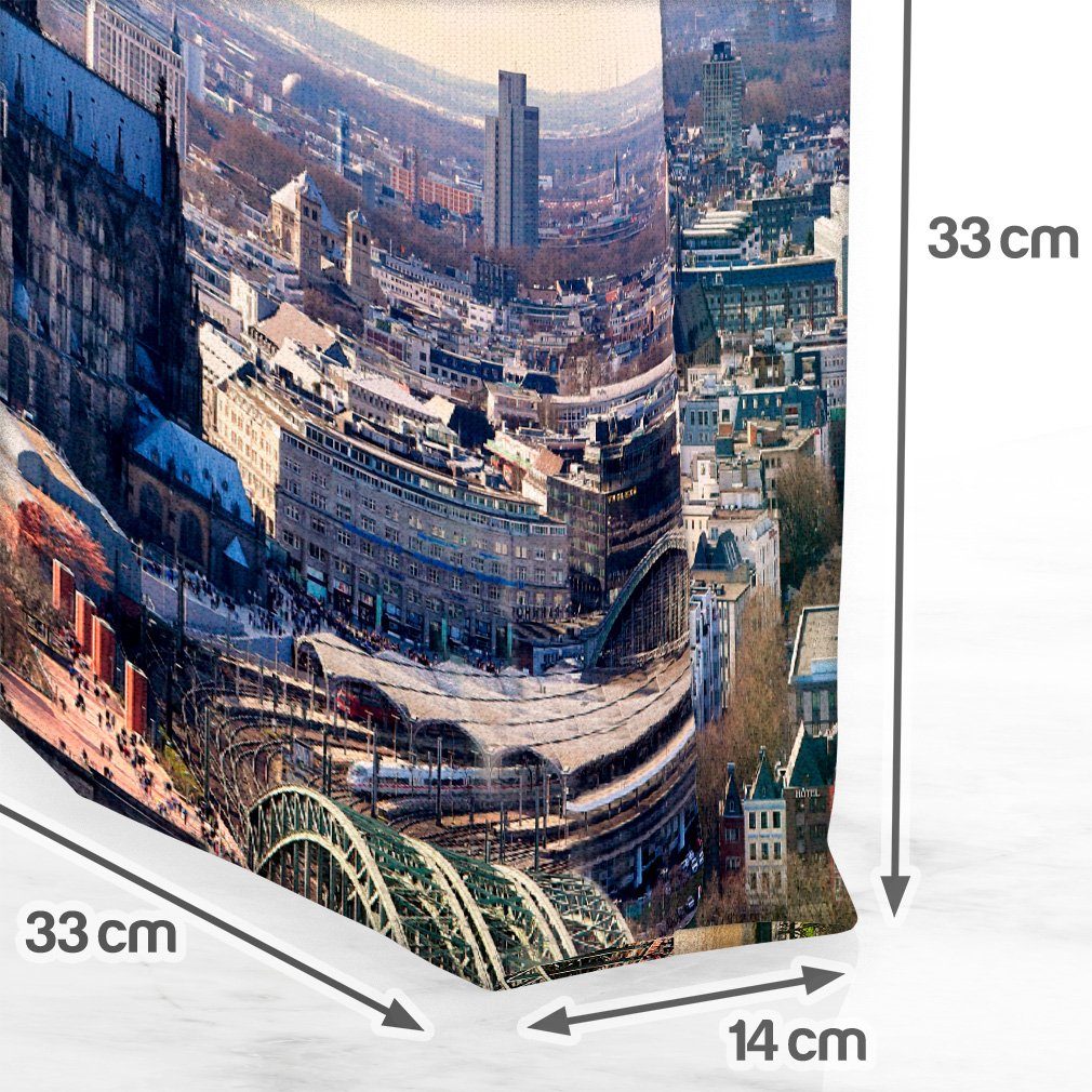 Dom Stadt Köln Deutschland VOID Dom (1-tlg), Fluss Rhein Köln Kölner Henkeltasche Karneval Stadt