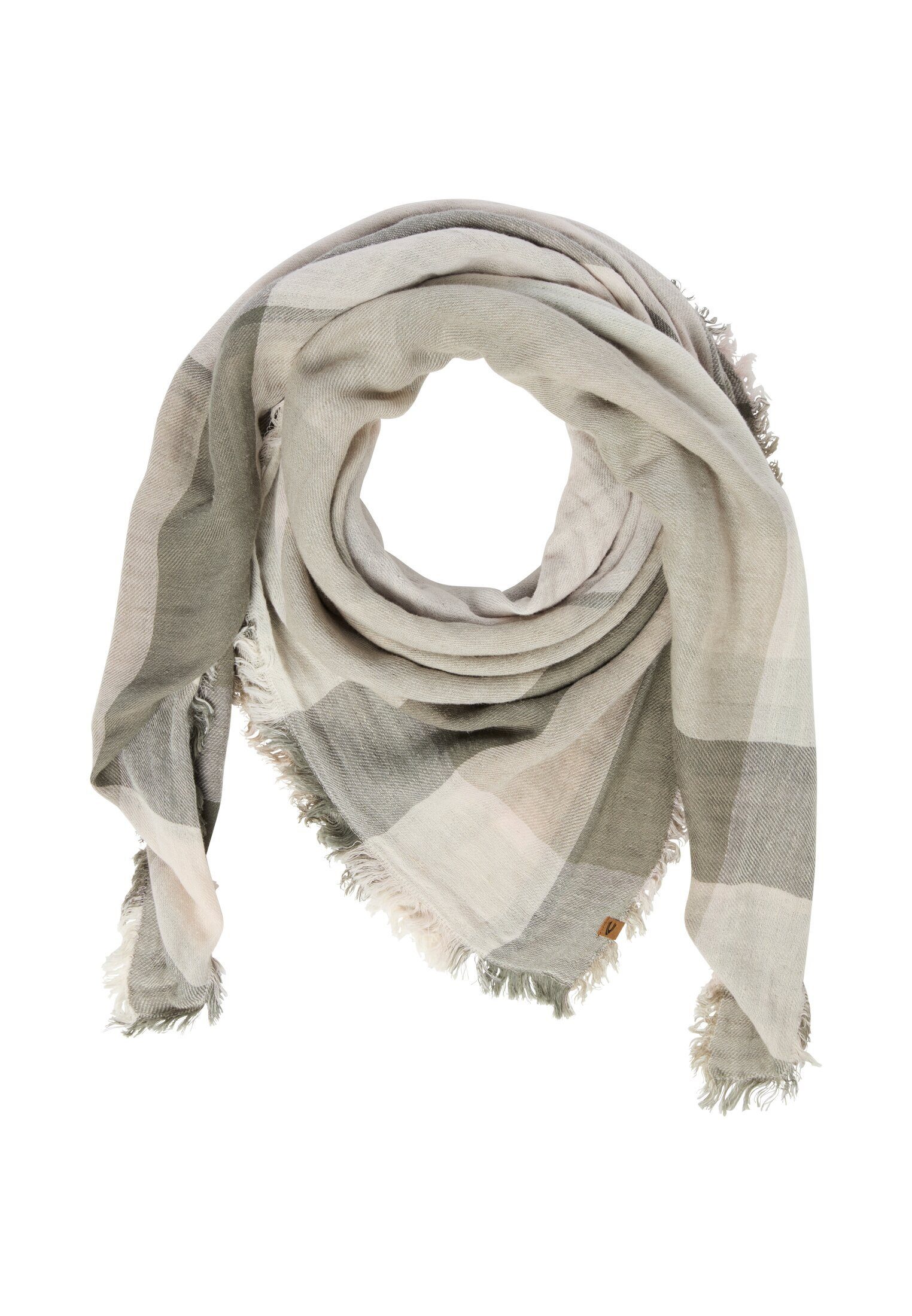 camel active Modeschal Schal aus einem Baumwollmix