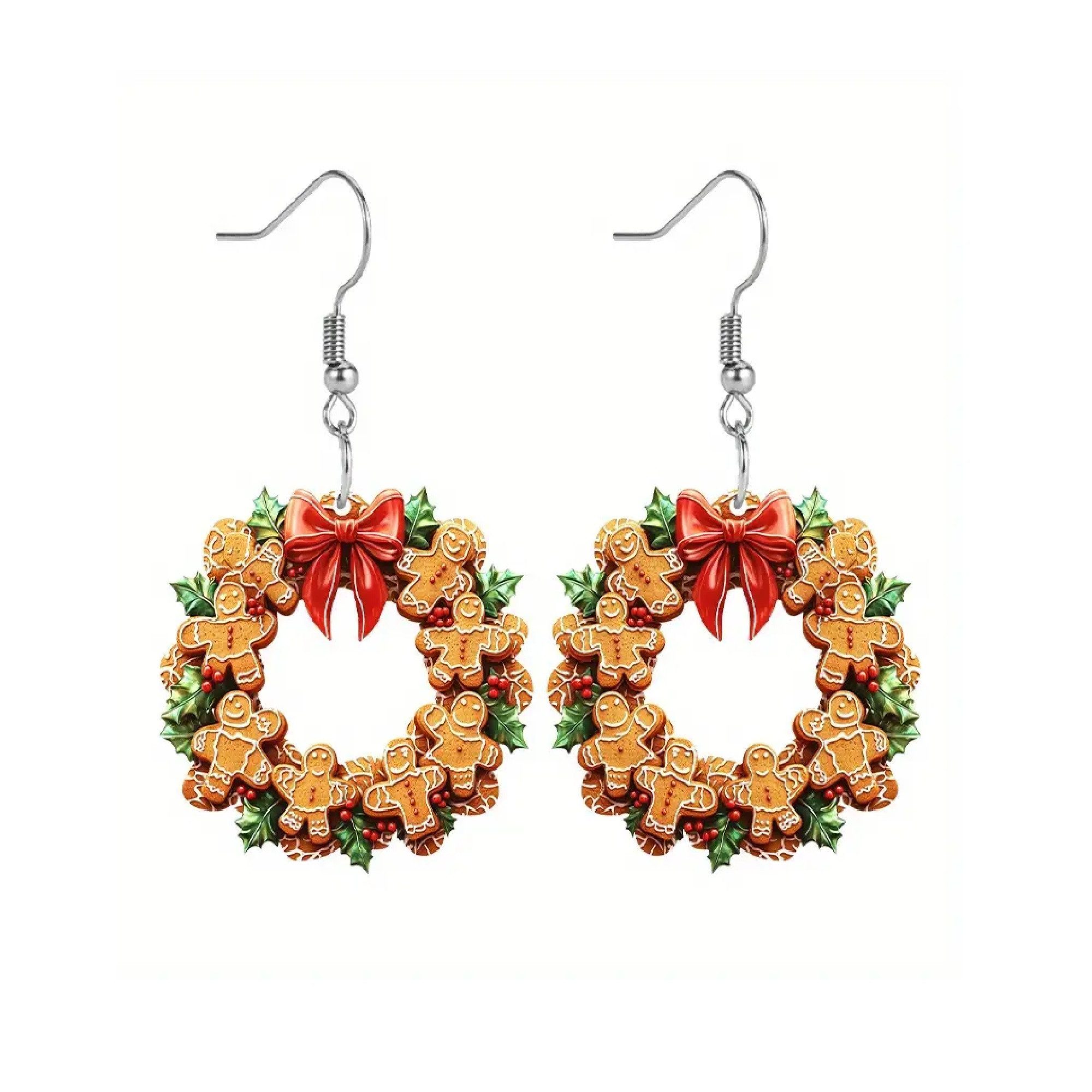 Adelia´s Paar Ohrhänger Weihnachtsschmuck Ohrringe Ohrhänger Weihnachtskran günstig online kaufen