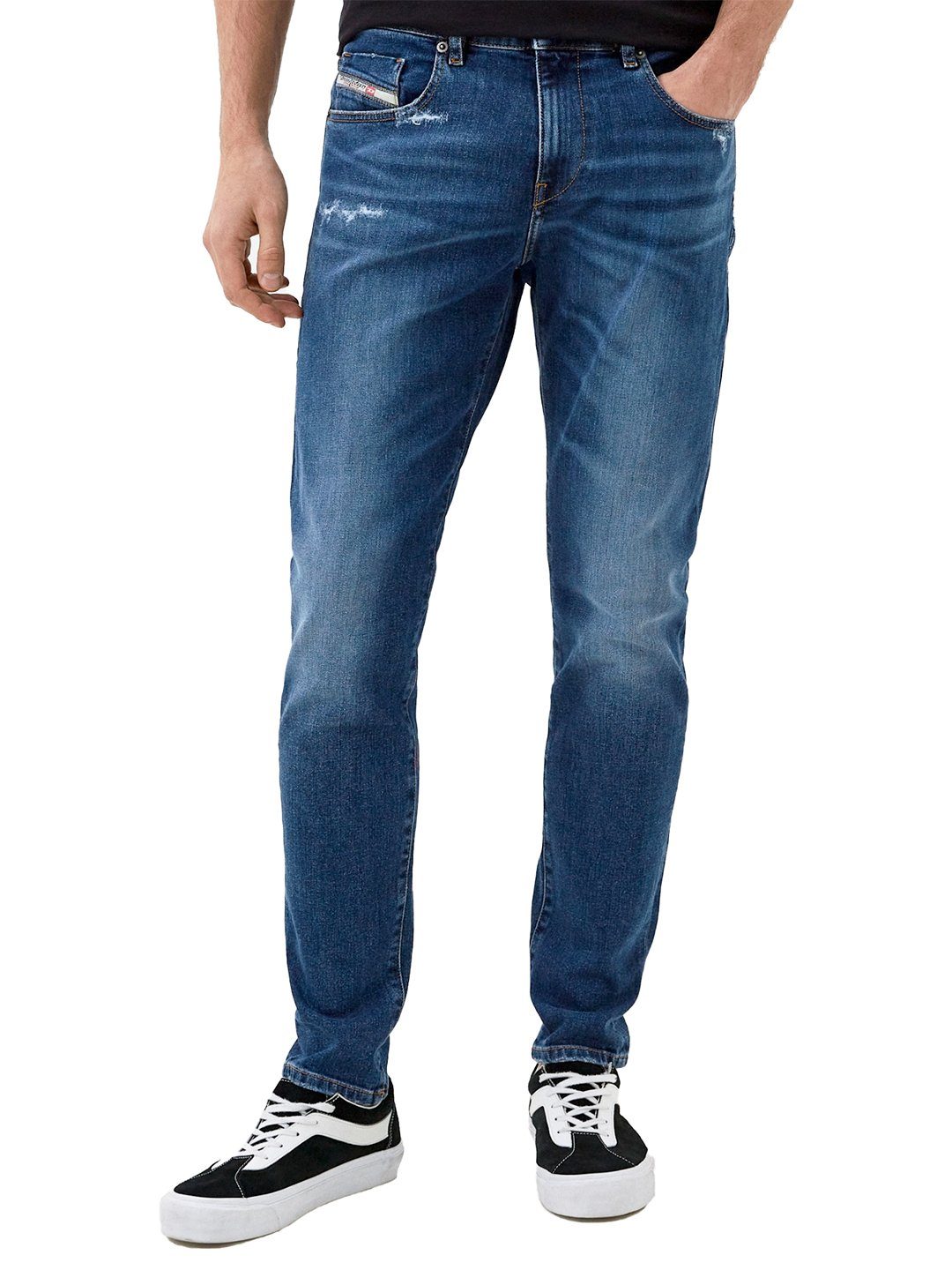Diesel Slim-fit-Jeans Stretch Hose - D-Strukt 09E07