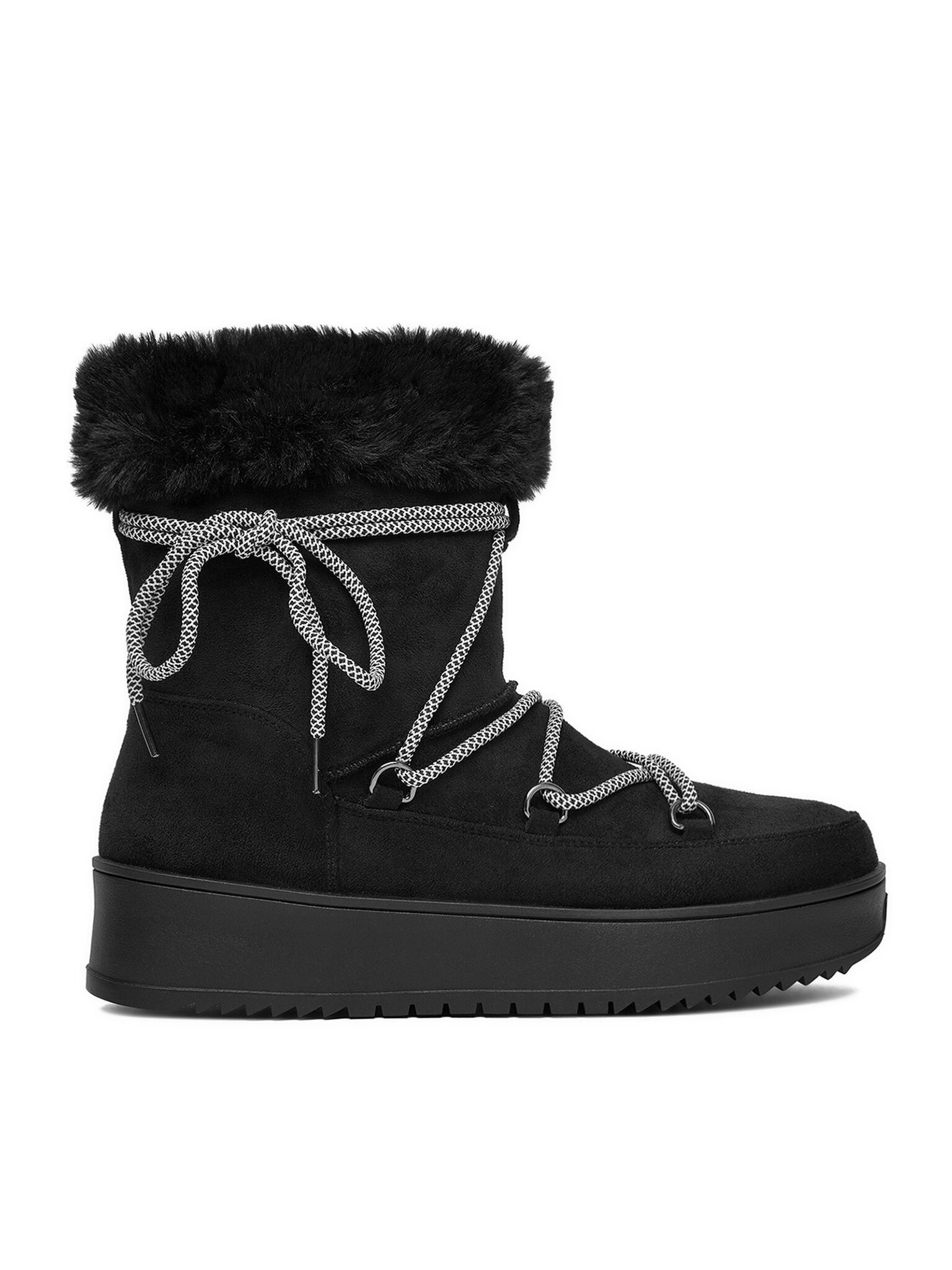 Jenny Fairy Jenny Fairy Damen-Schneestiefel Schwarz WS290101-01 Winterstiefel