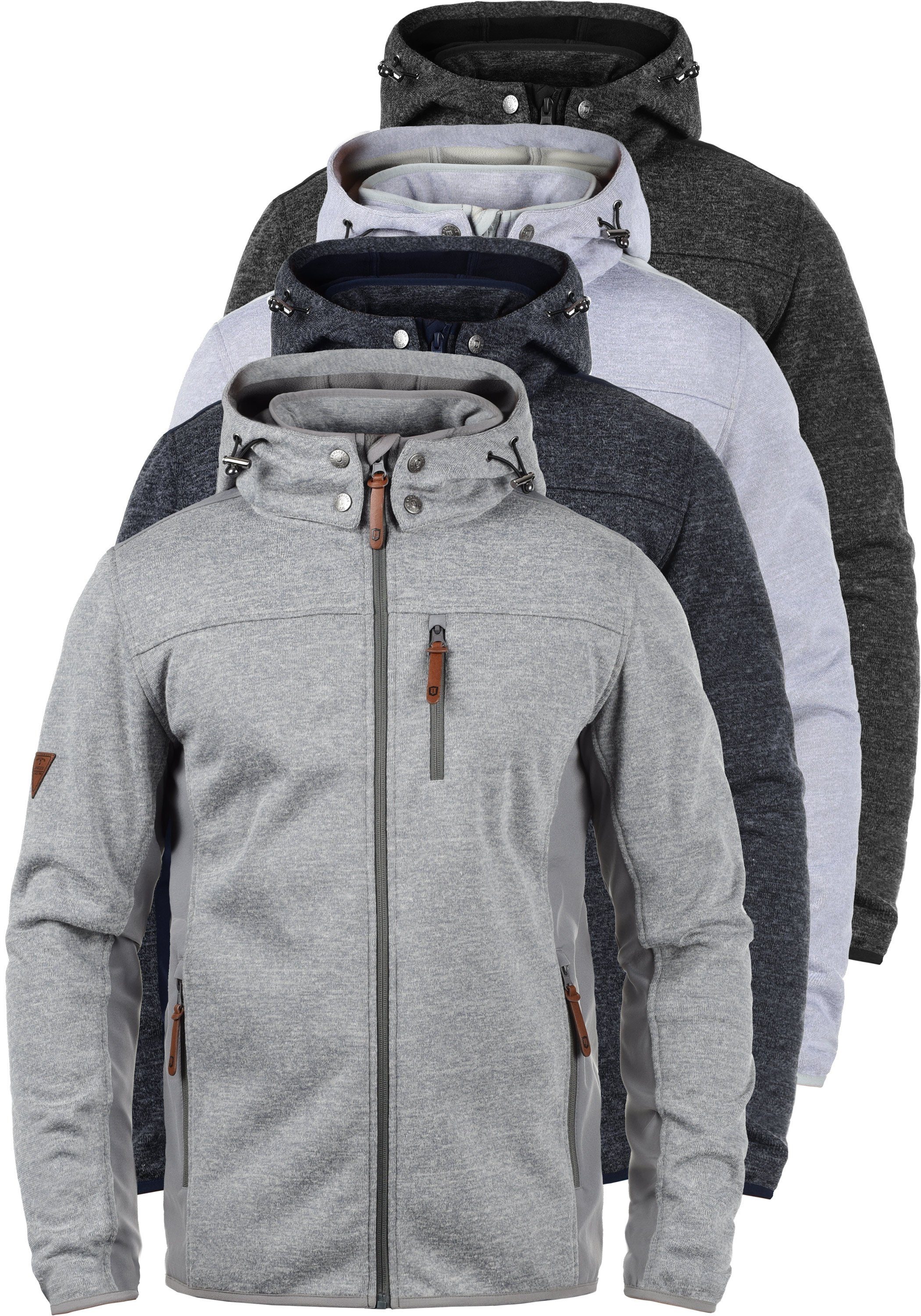 (914) Indicode Grey Softshelljacke IDGrosvenor Mix