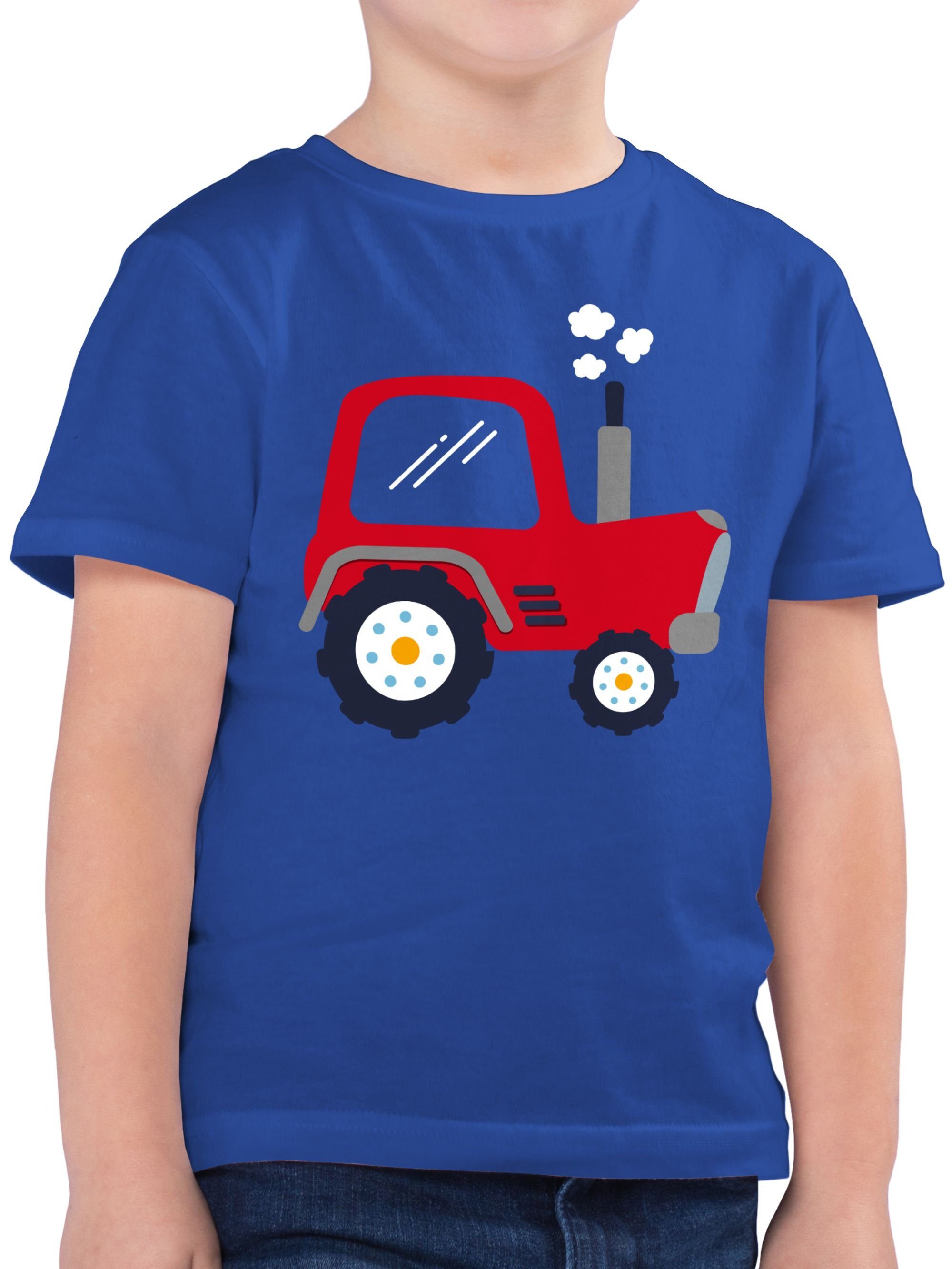 Shirtracer T-Shirt Kinder Traktor Traktor 3 Royalblau
