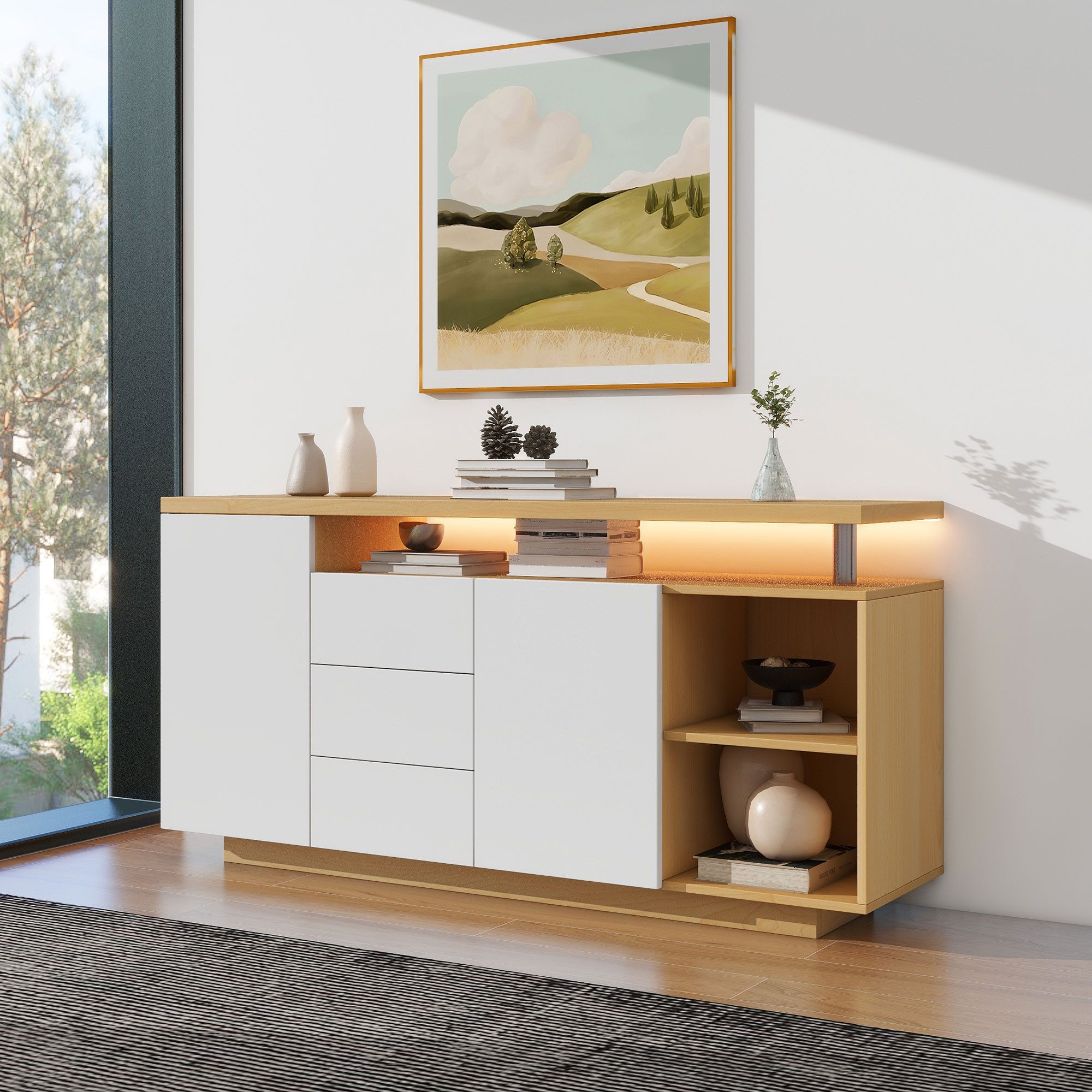 HAUSS SPOLE Sideboard mit 2 Türen, günstig online kaufen