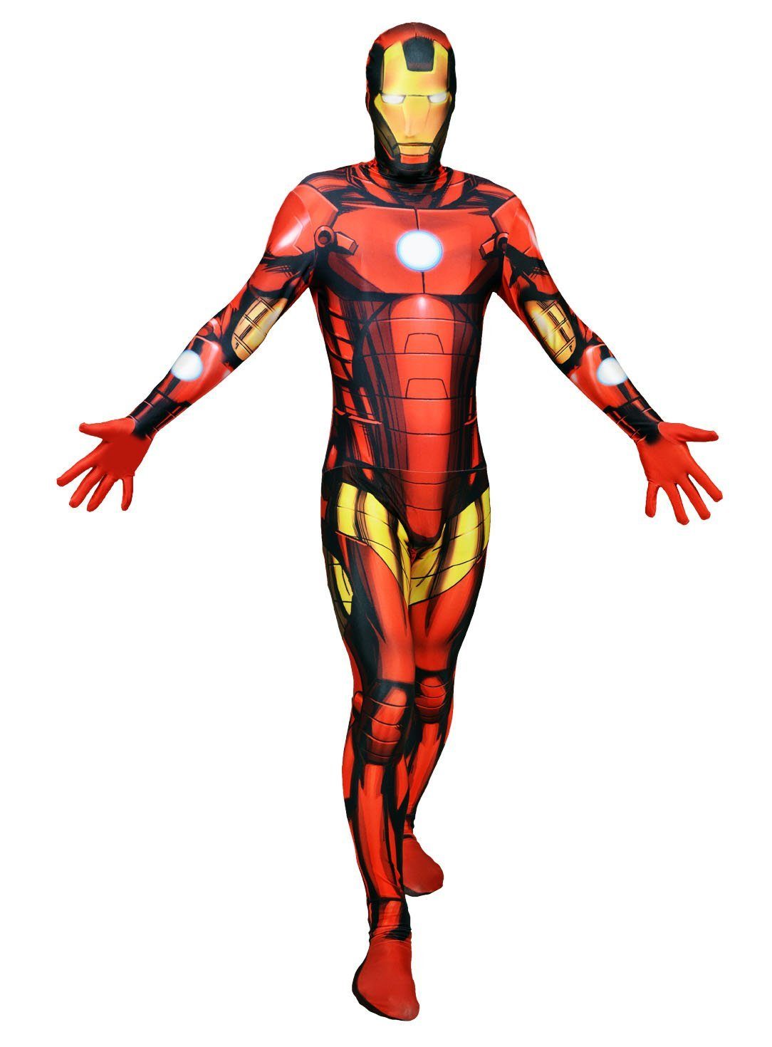 Morphsuits Kostüm Iron Man, Original Iron Man Ganzkörperanzug