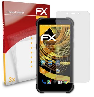 atFoliX Schutzfolie für Oukitel WP20 Pro, (3 Folien), Entspiegelnd und stoßdämpfend